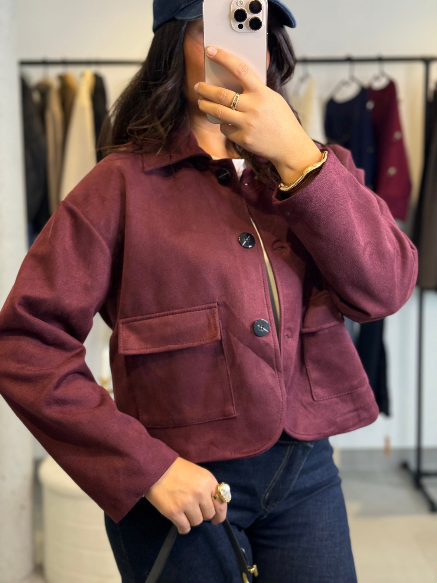 Veste Yass Bordeaux