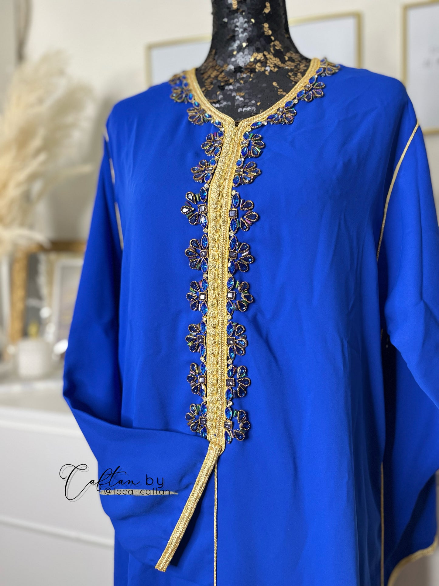 Caftan Inaya Bleu roi