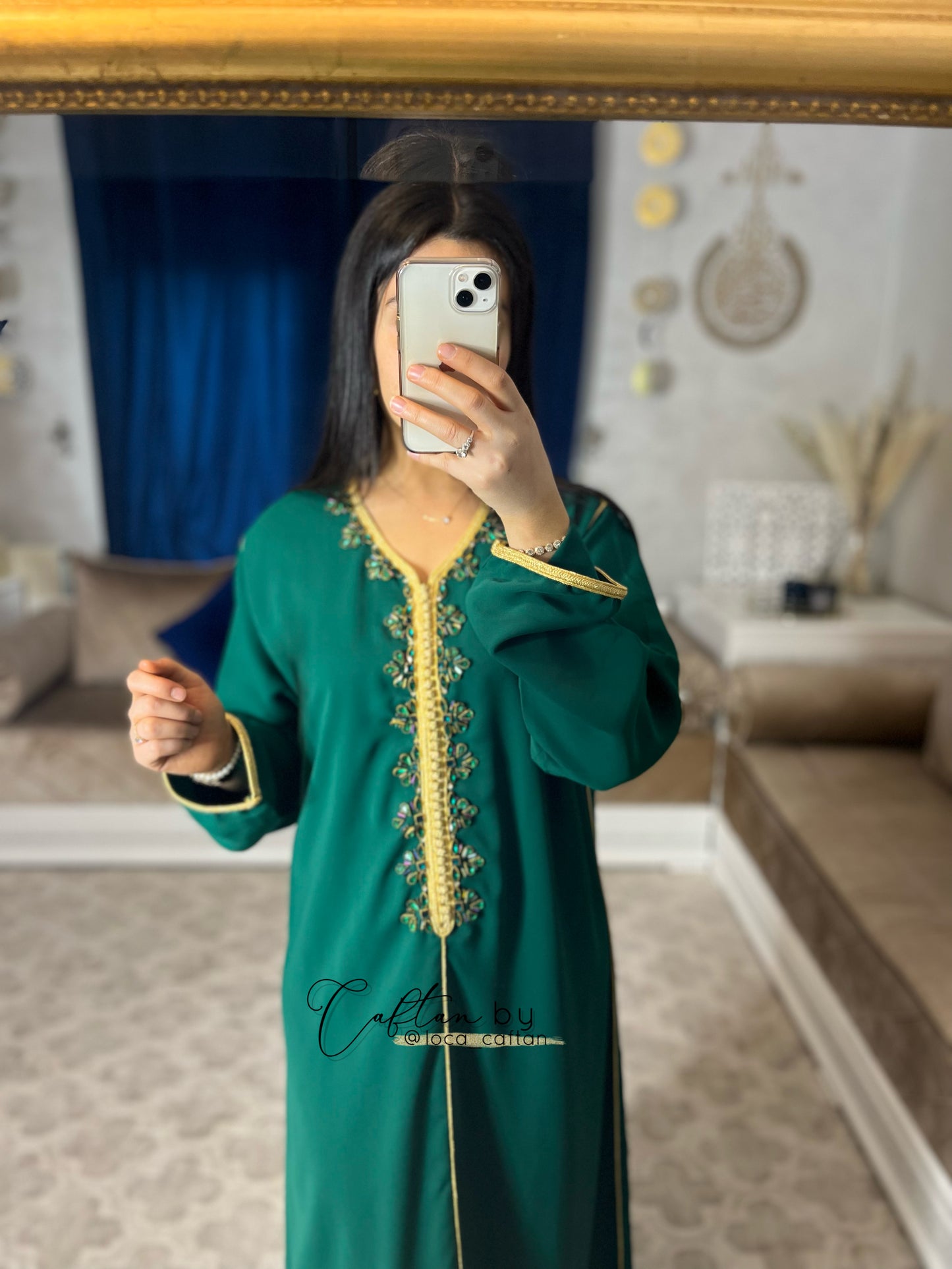 Caftan Inaya Vert