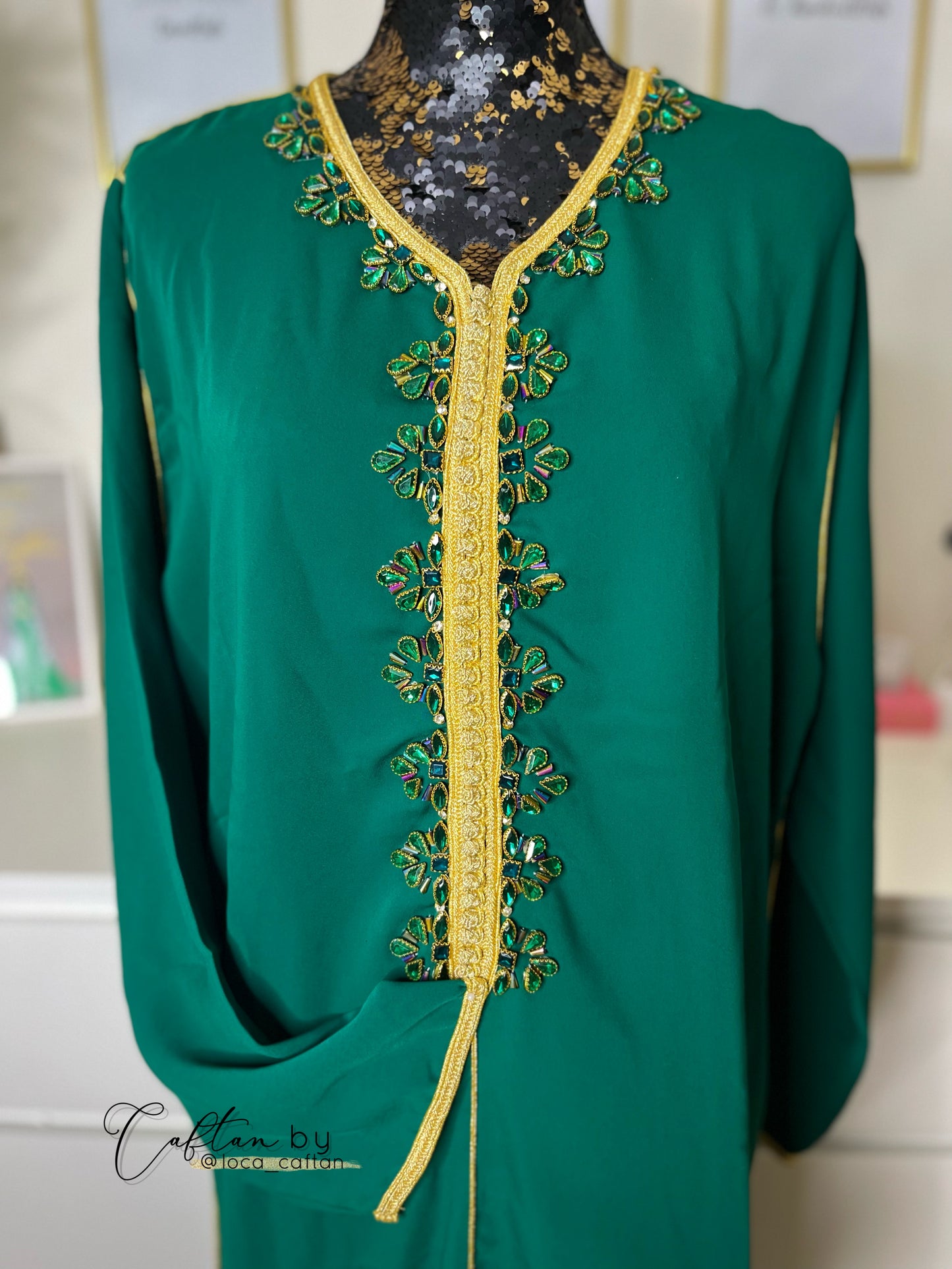Caftan Inaya Vert