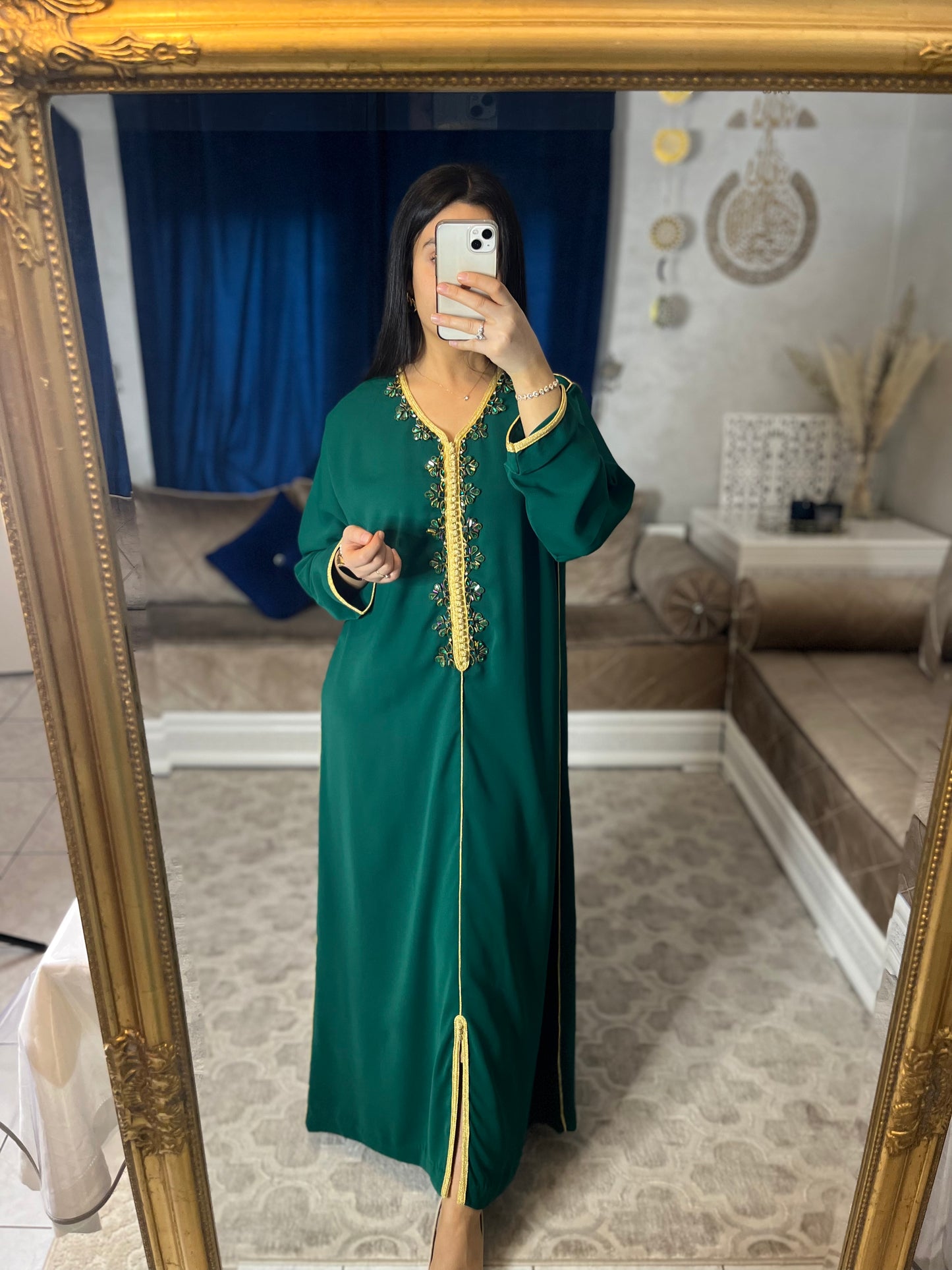 Caftan Inaya Vert