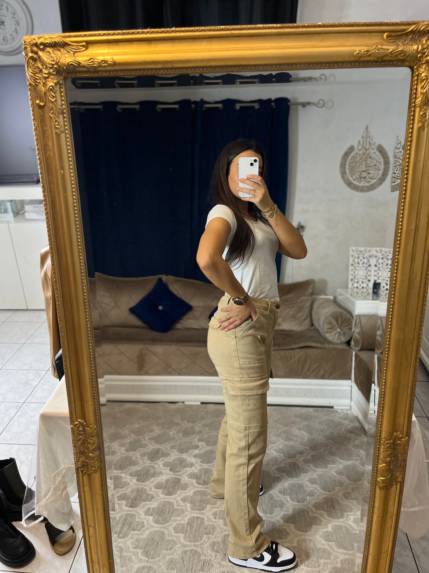 Jean Cargo Beige