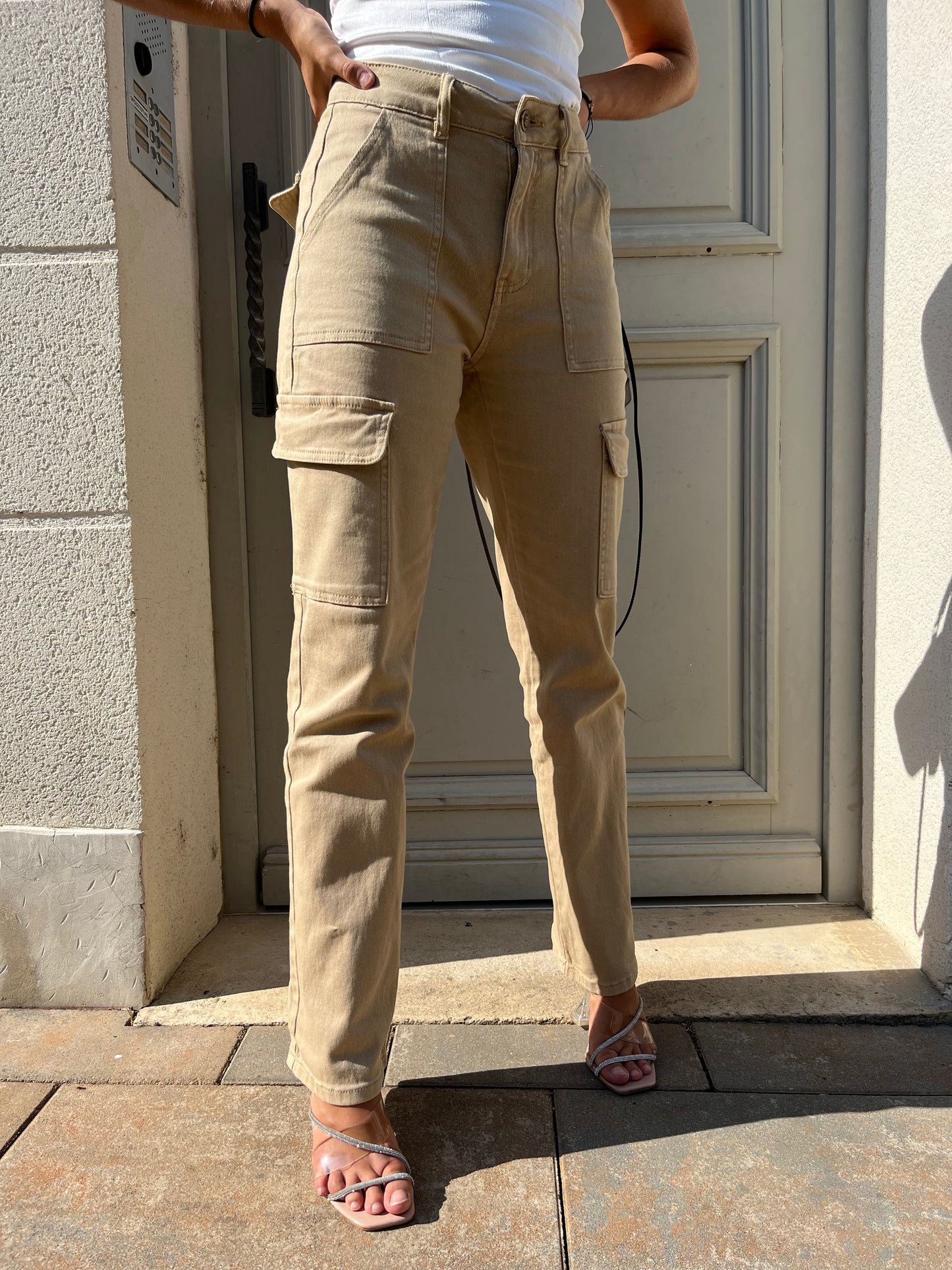 Jean Cargo Beige
