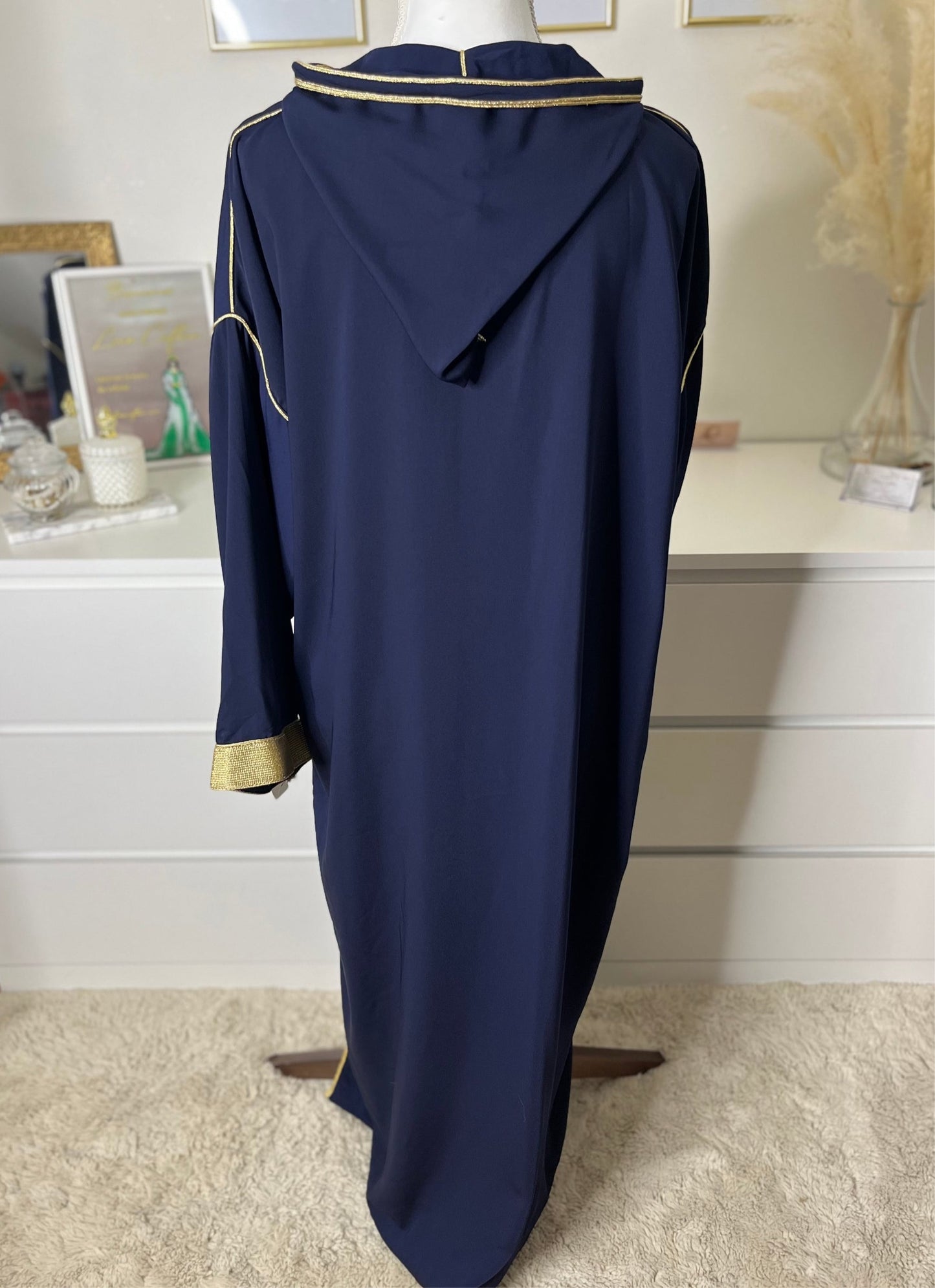 Jellaba Nouheïla Bleu marine