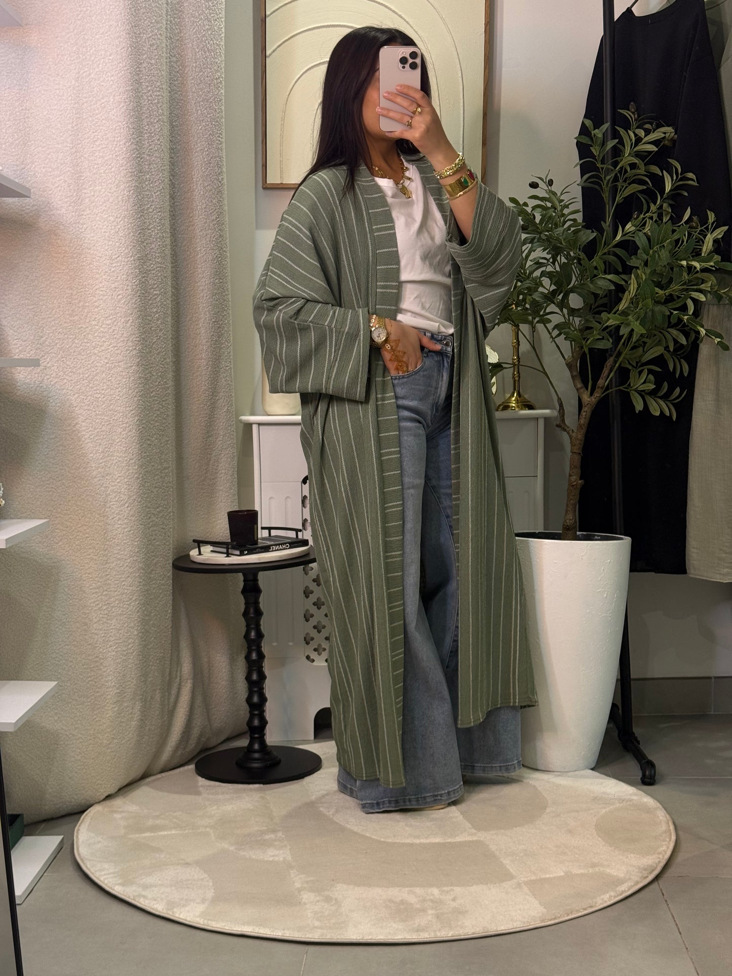 Kimono Mara vert sauge