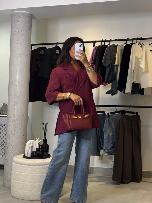 Blazer Clara bordeaux