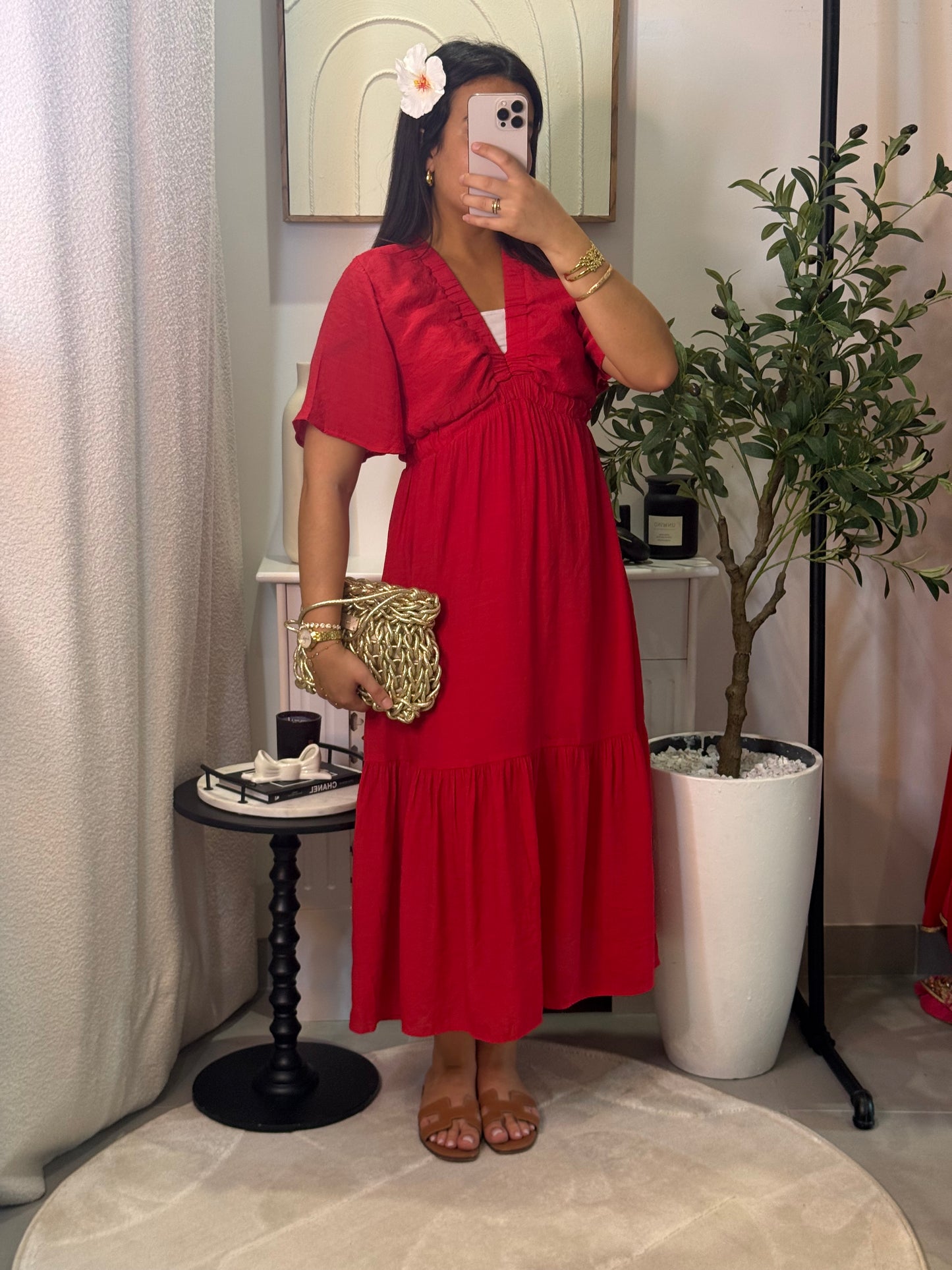 Robe Rosa rouge