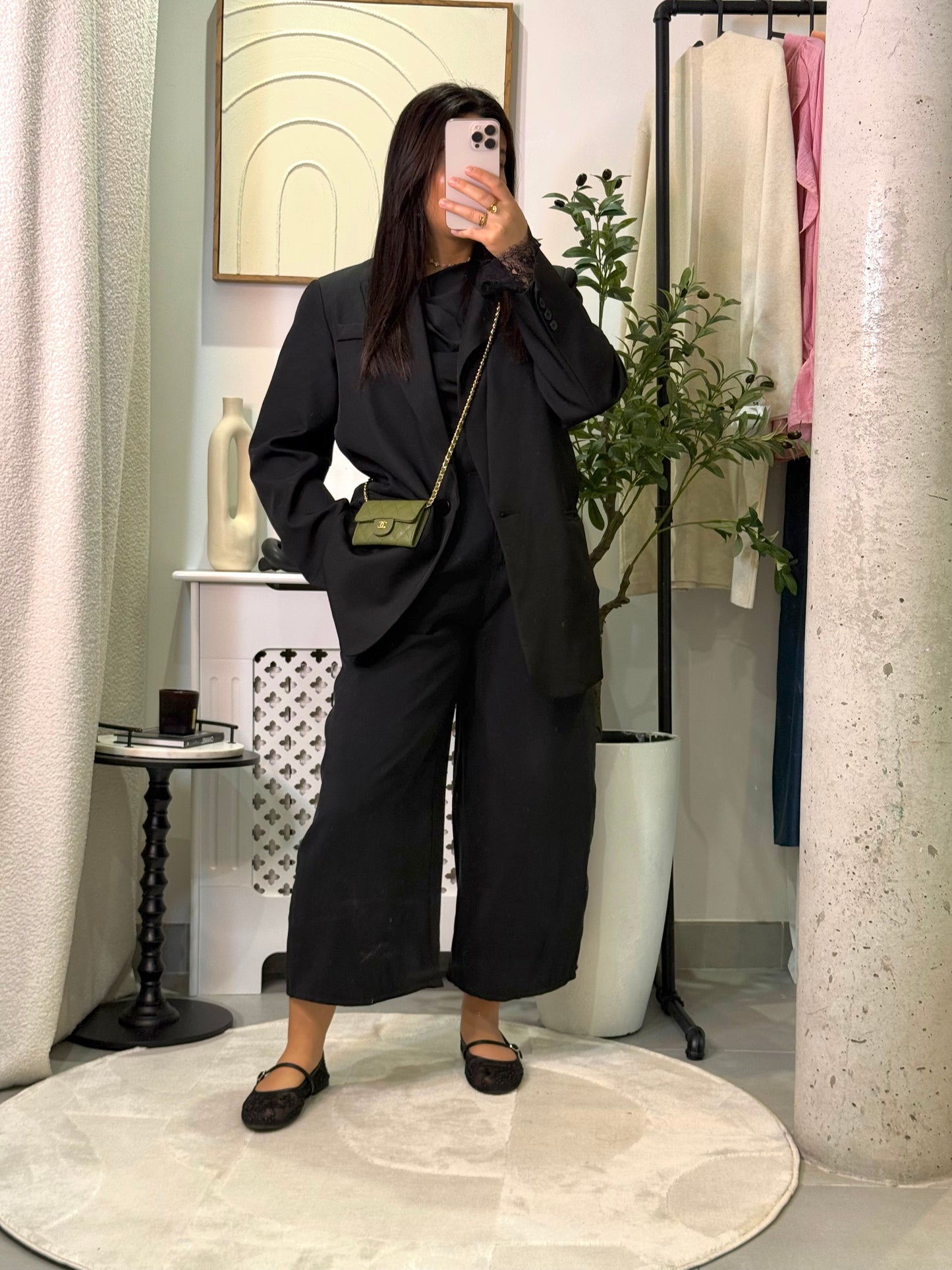 Pantalon 3/4 noir