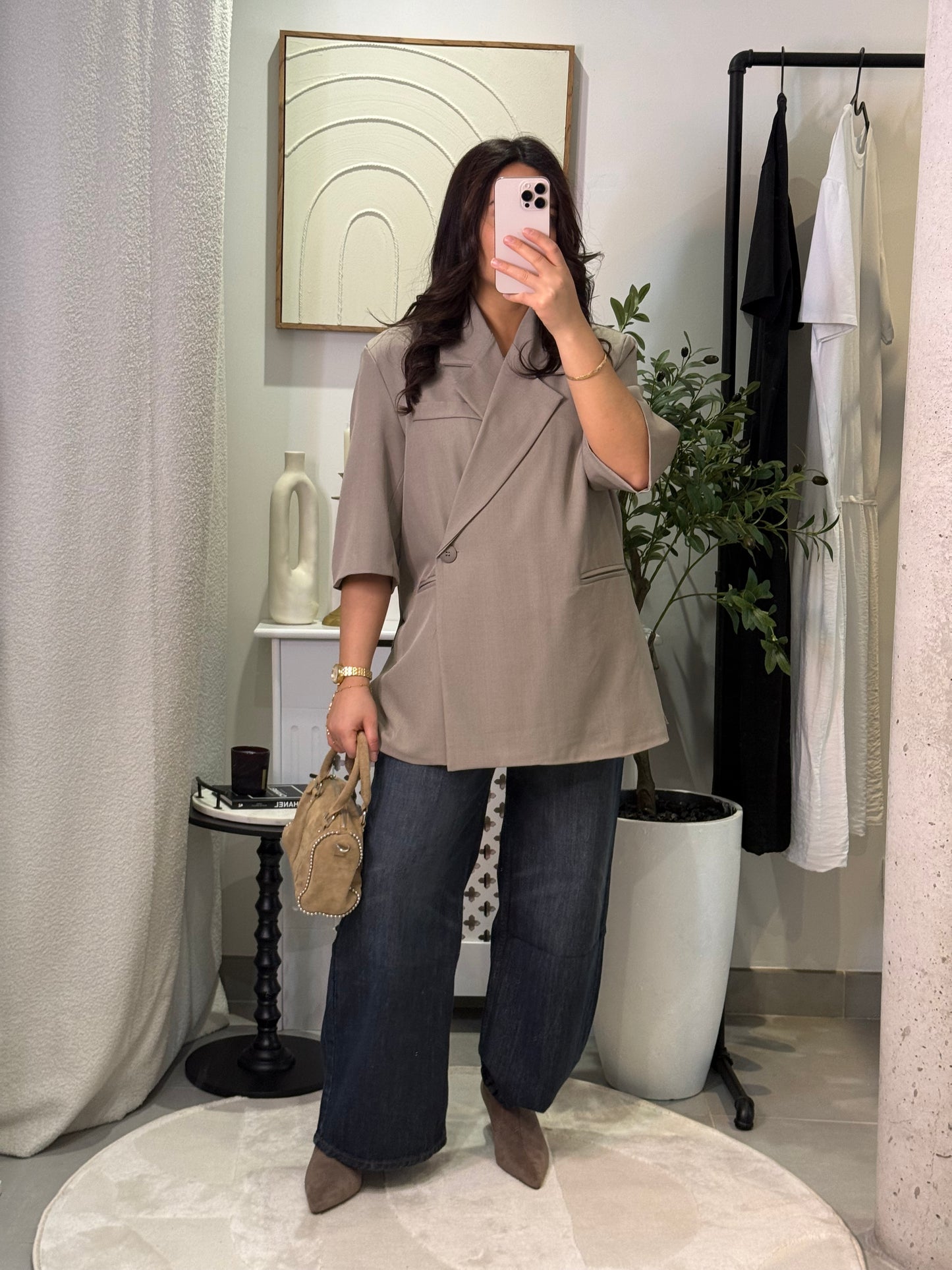 Blazer Clara taupe
