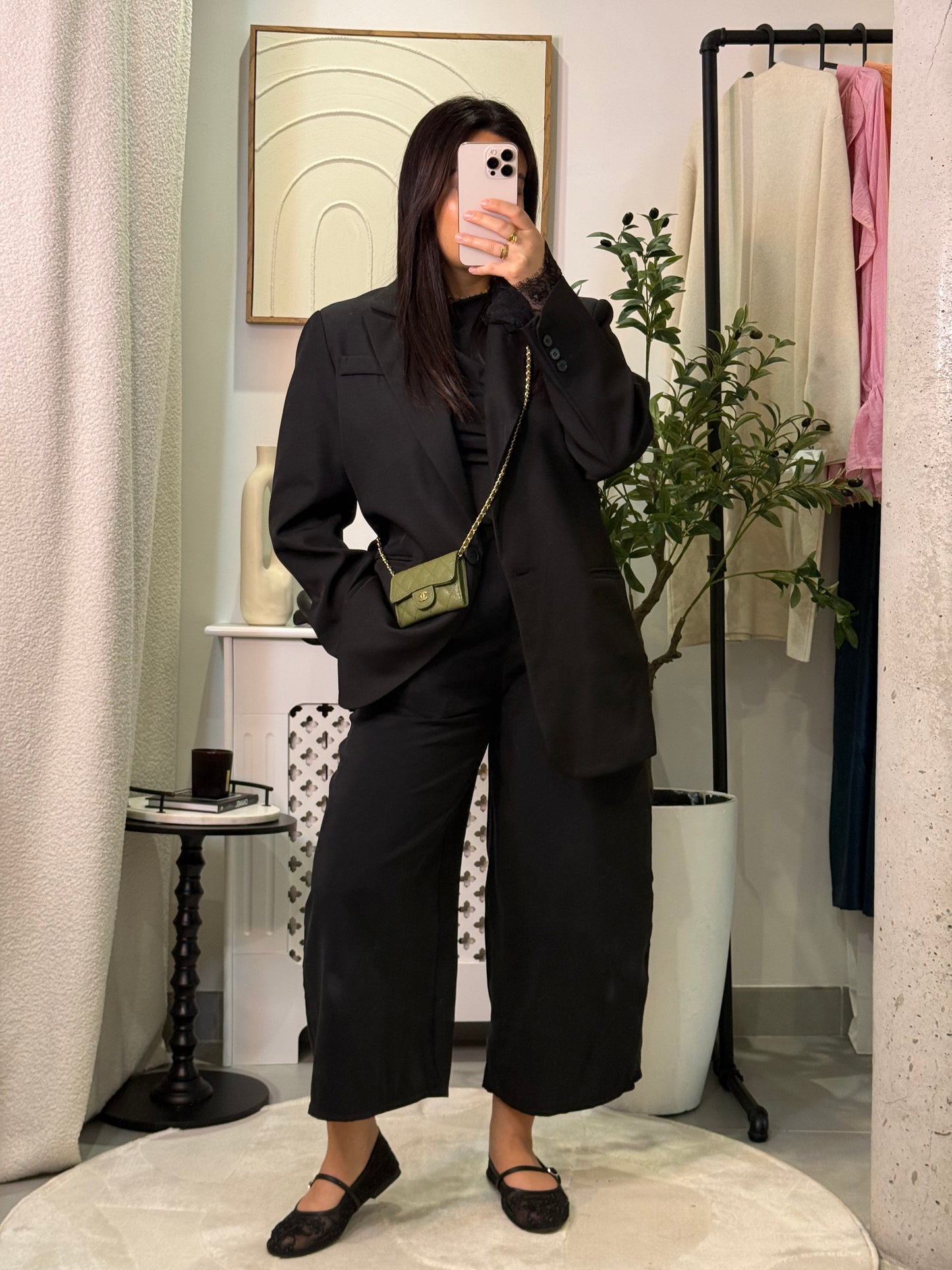 Pantalon 3/4 noir