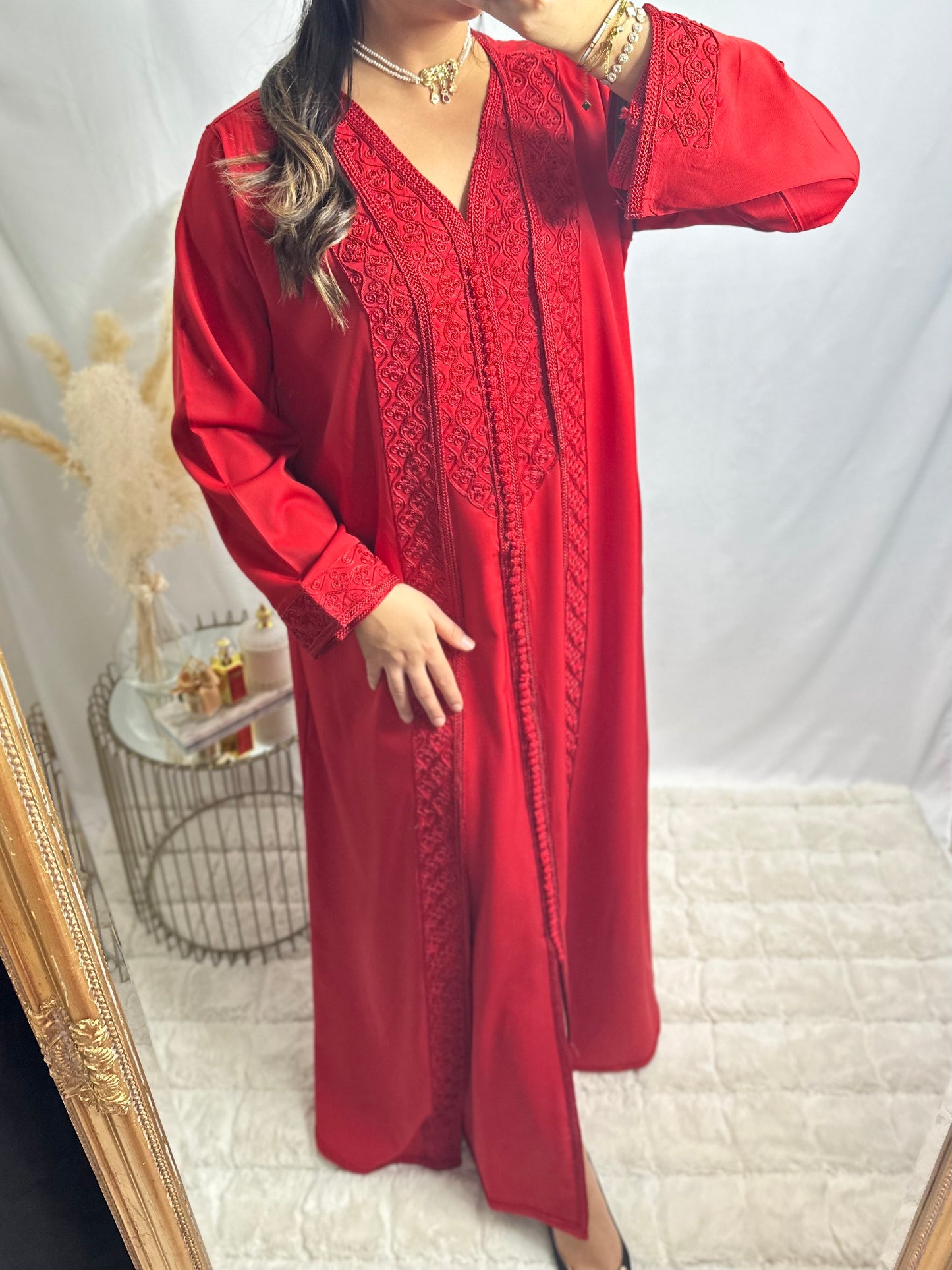 Caftan Kimono Zayna rouge