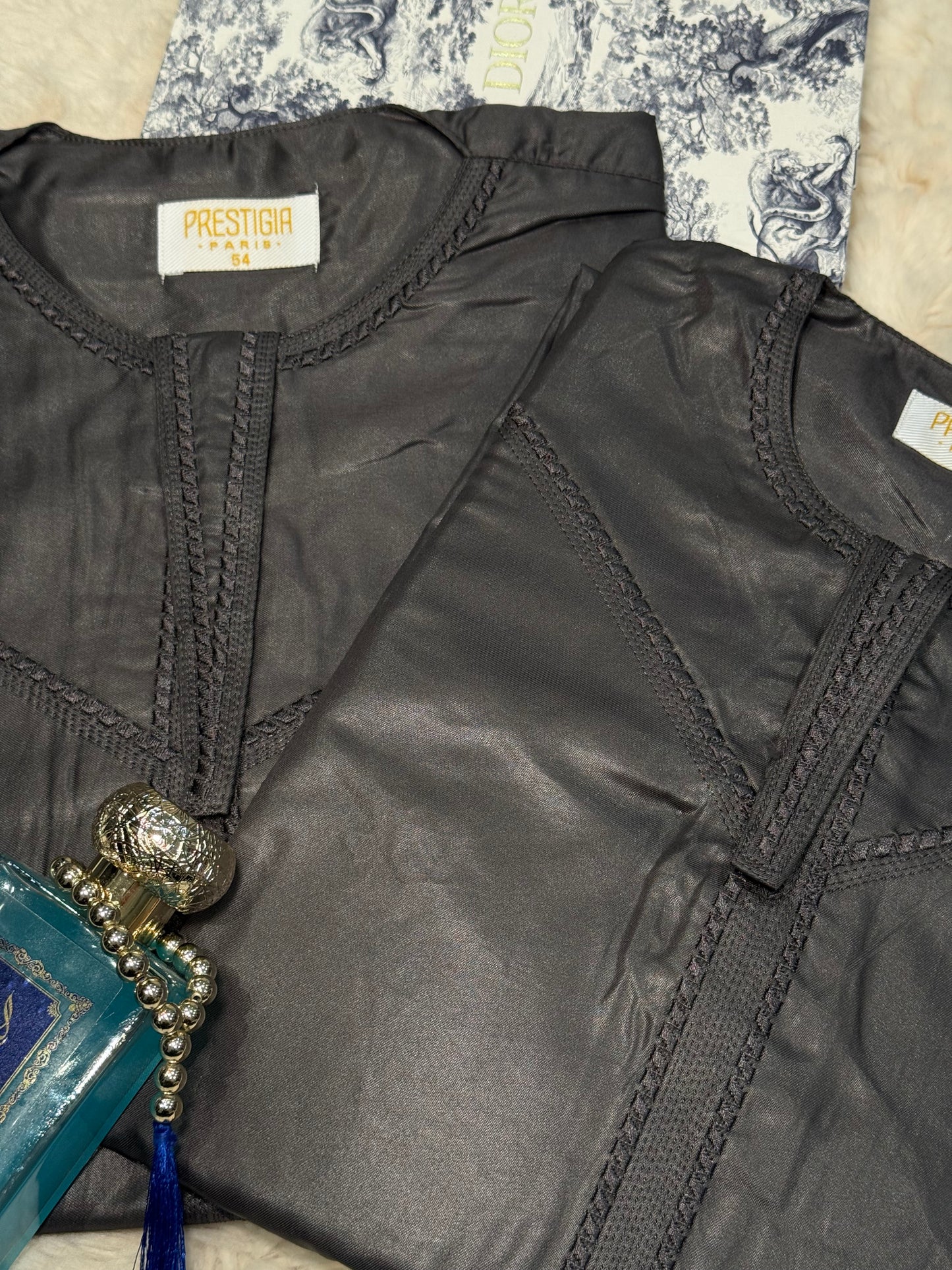 Qamis enfant anthracite