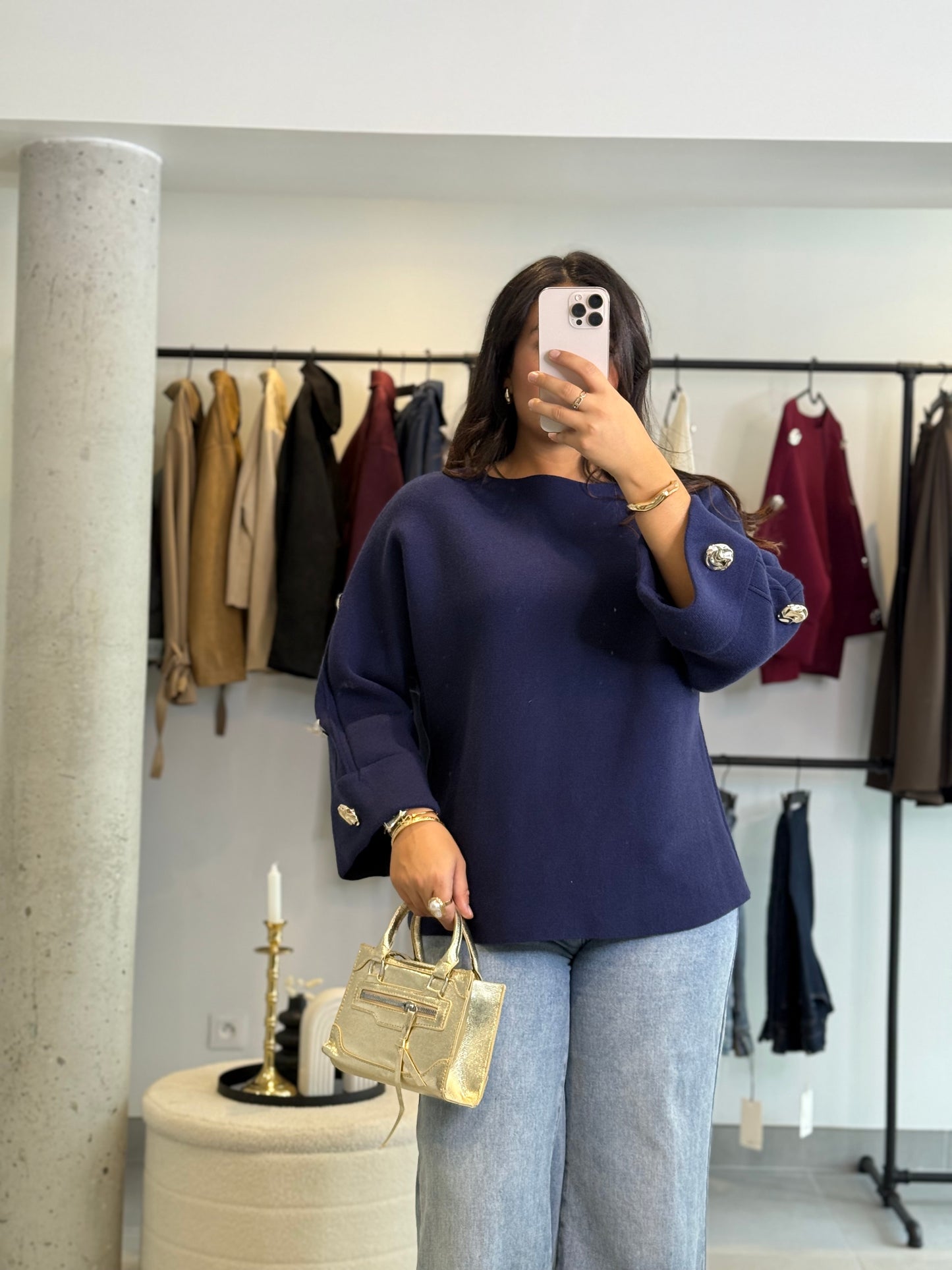Pull Mery bleu