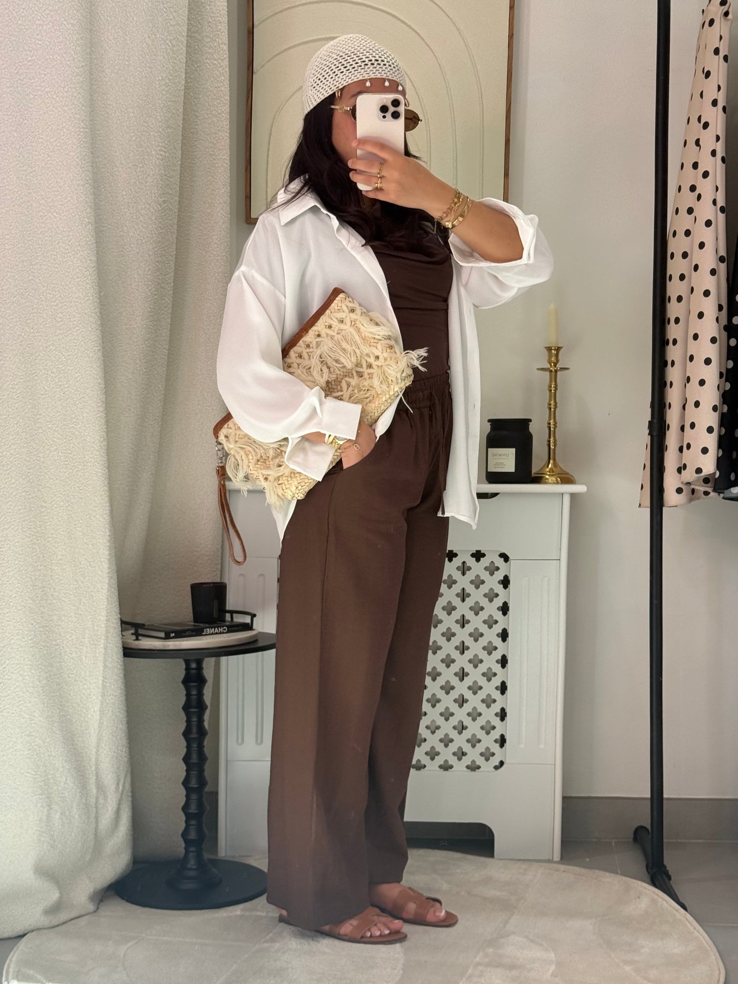 Pantalon Lynn marron