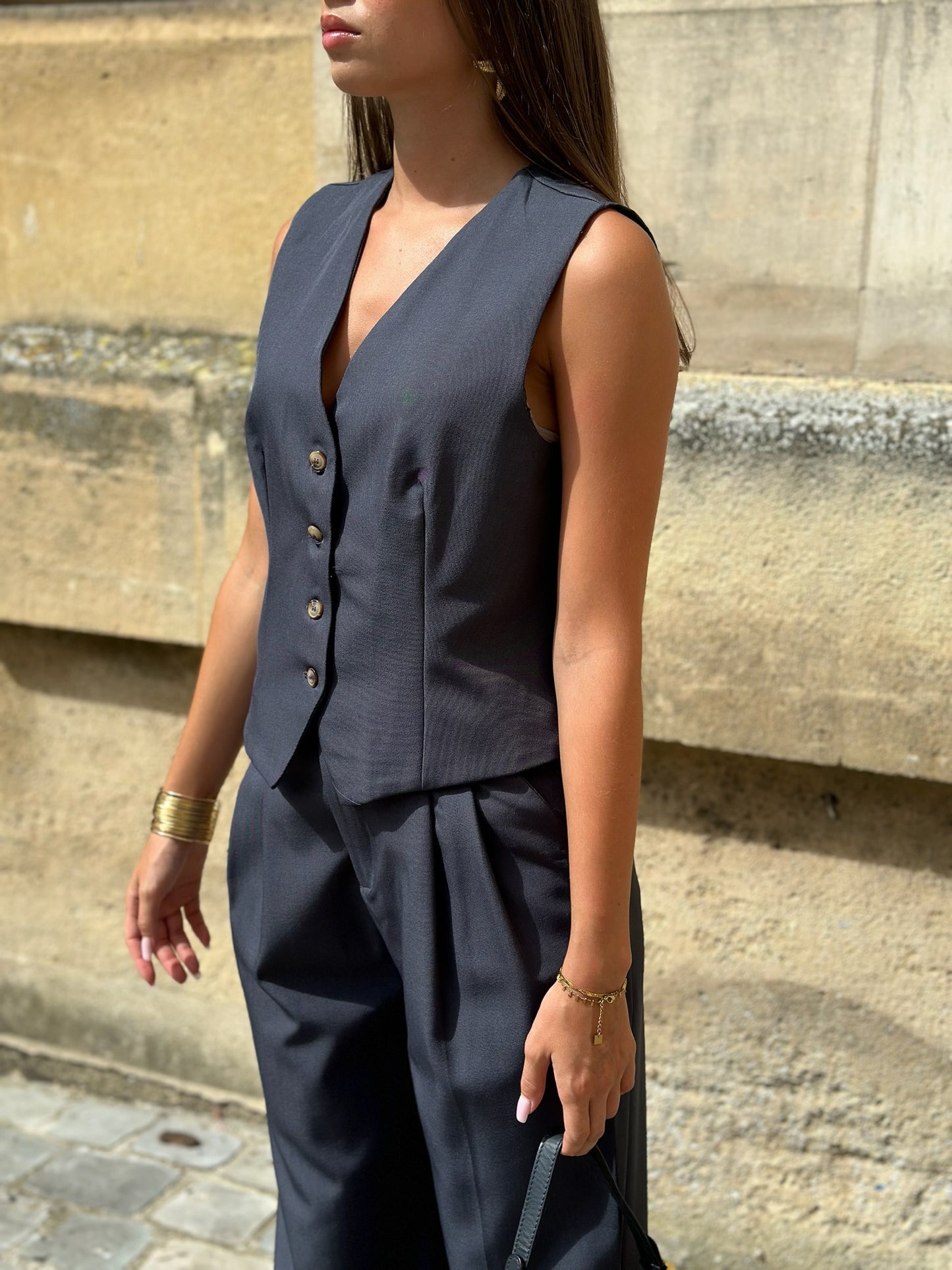 Ensemble Melissa Bleu gris