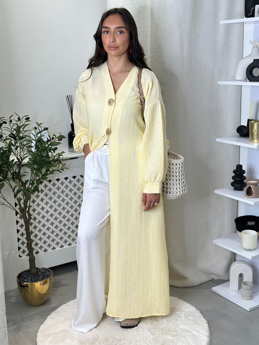 Kimono Carmen jaune