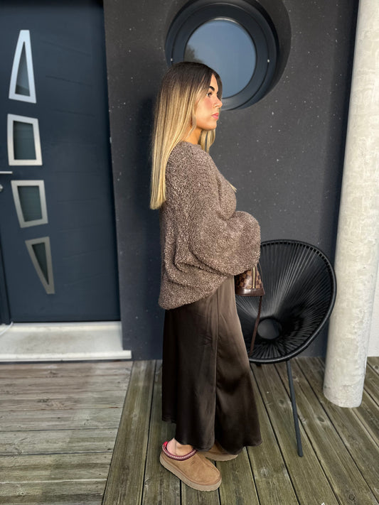Pull Aleyna marron