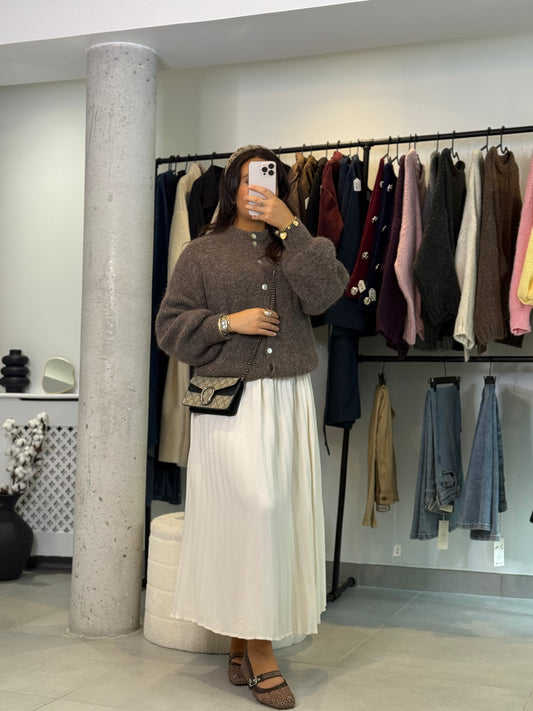 Gilet Mina taupe