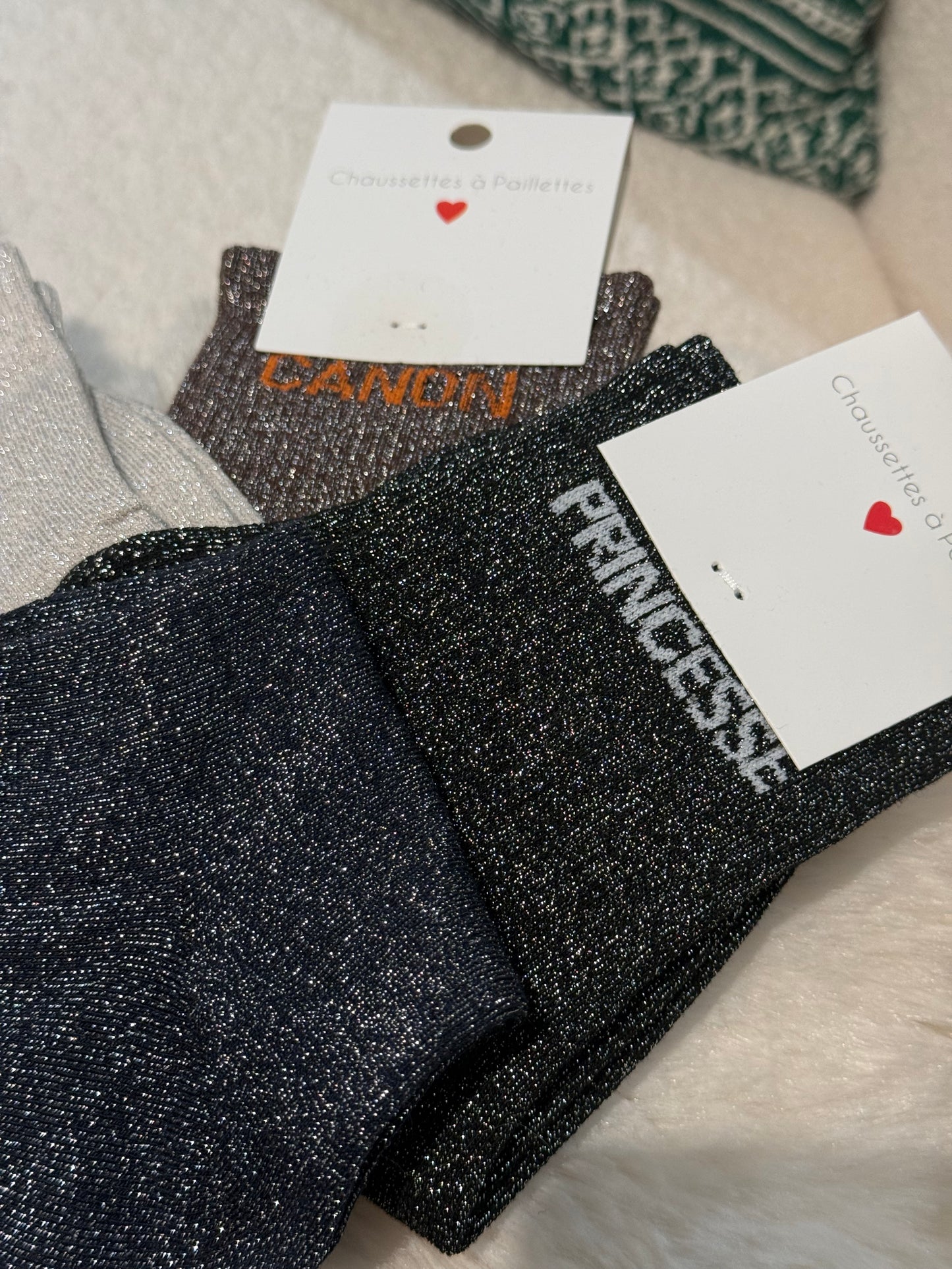 Chaussettes à paillettes Princesse