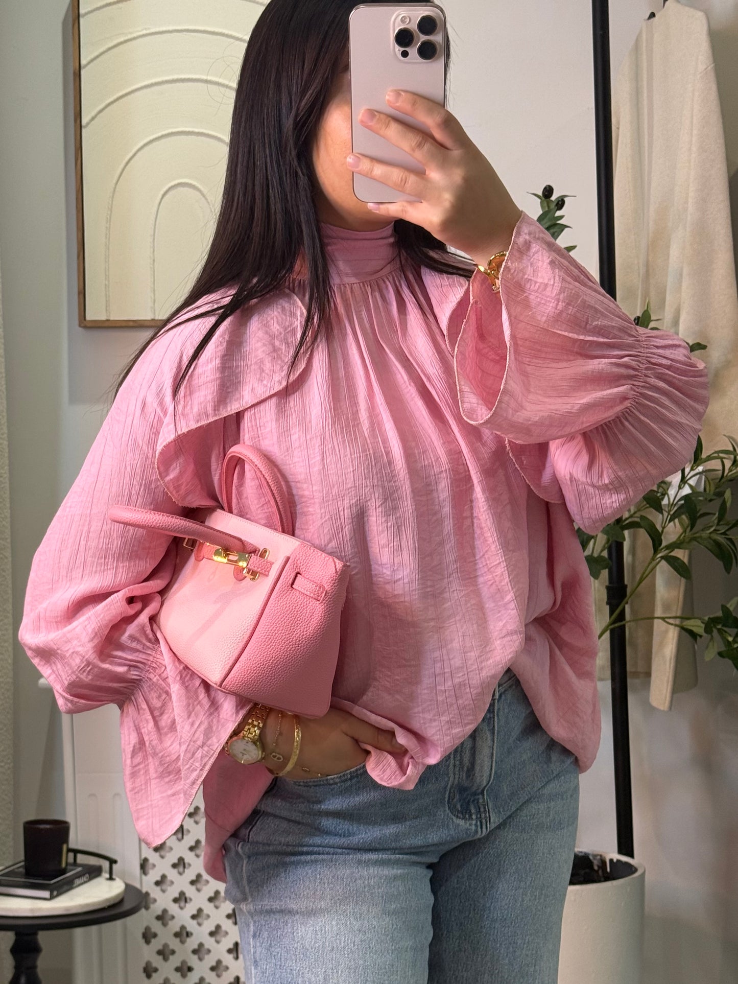 Chemisier Vanilla rose