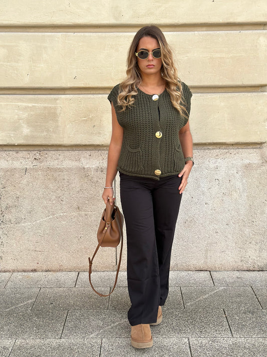 Gilet Osana kaki