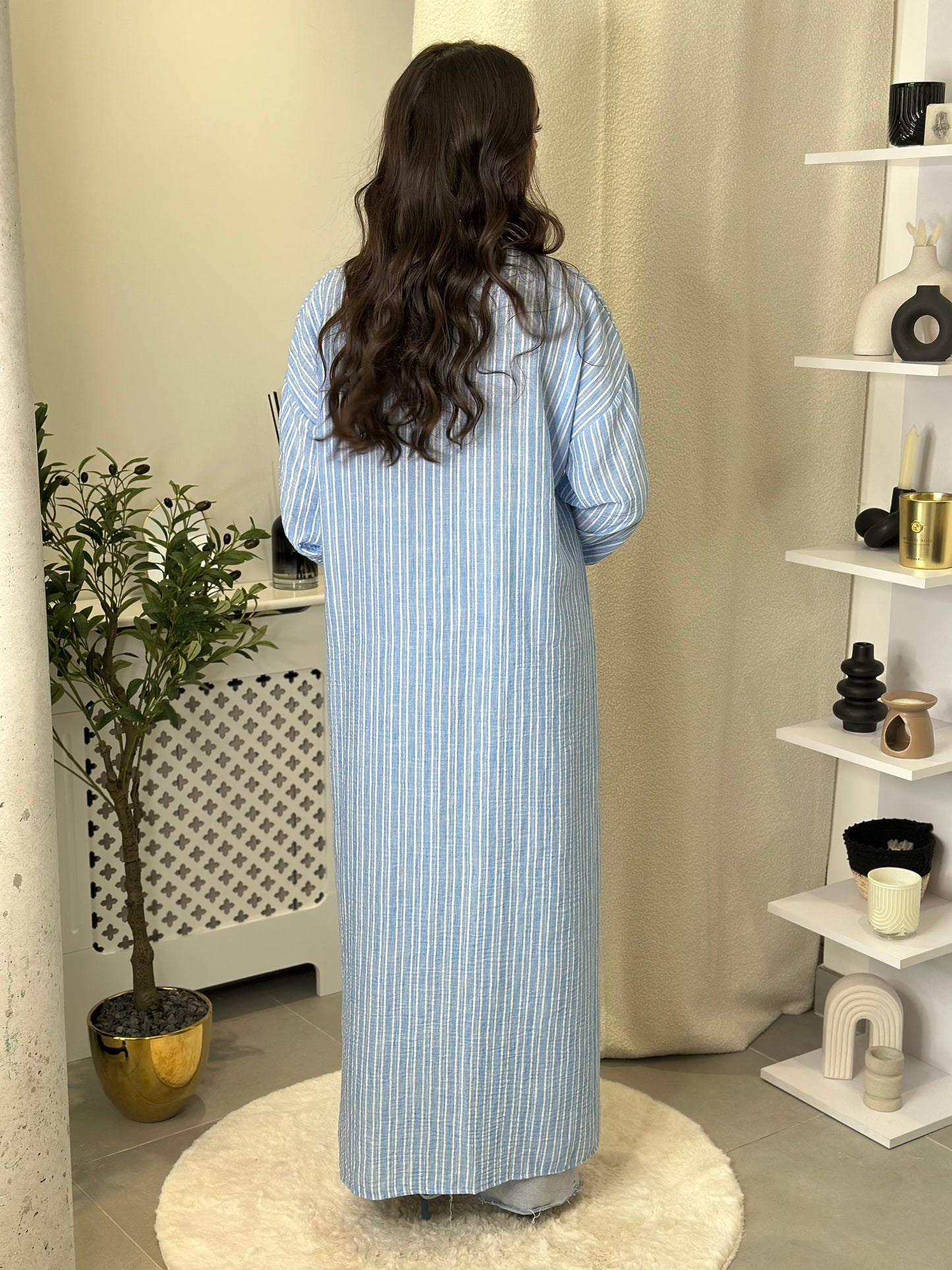 Kimono Carmen bleu