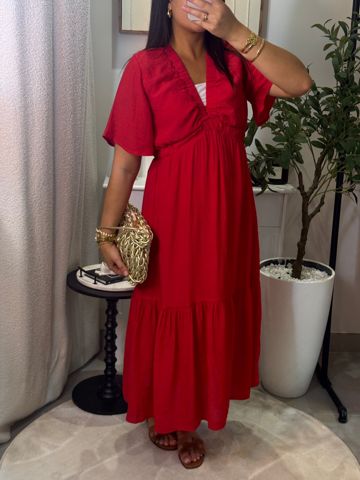 Robe Rosa rouge