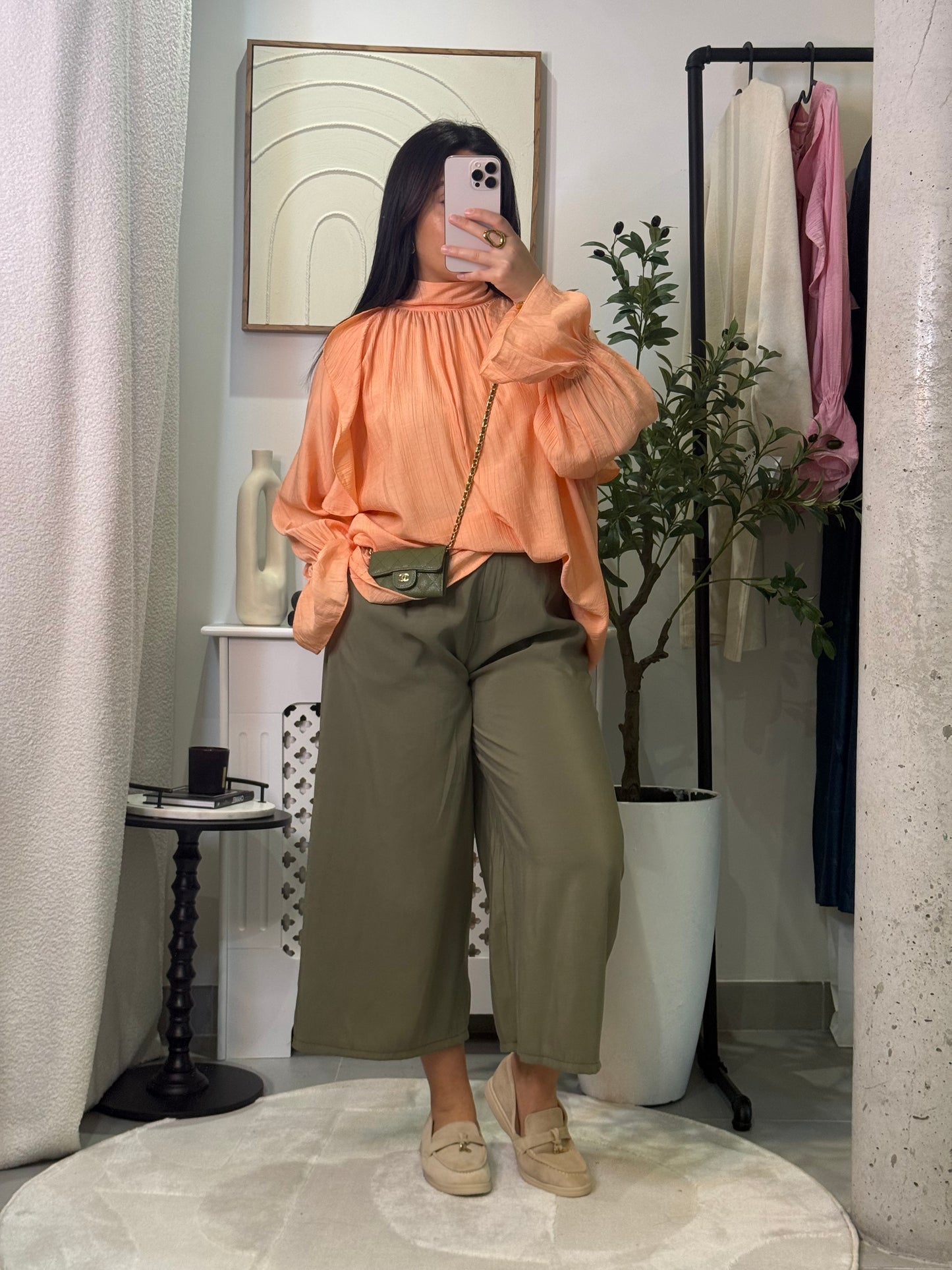 Pantalon 3/4 kaki