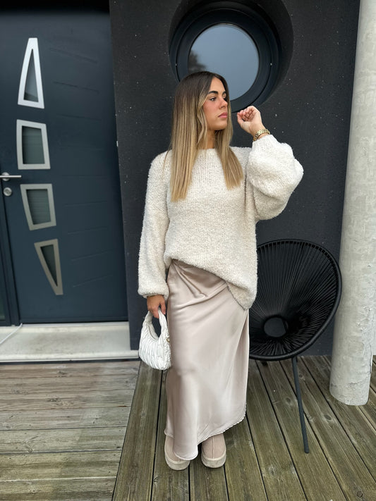Pull Aleyna écru