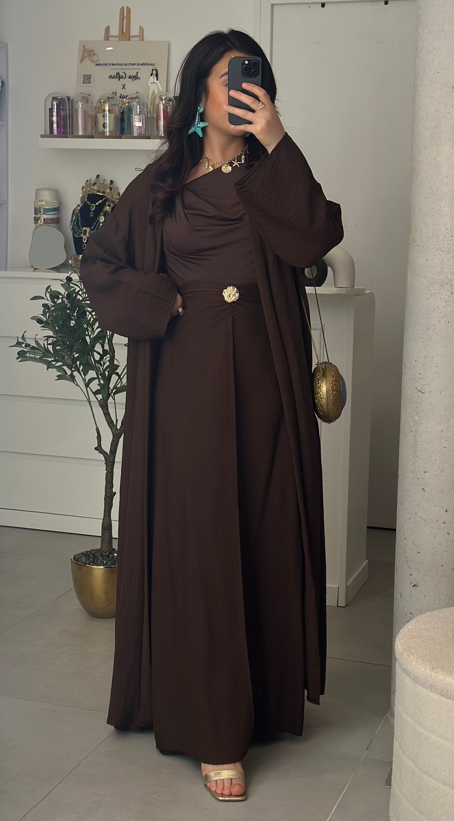Ensemble Esme marron