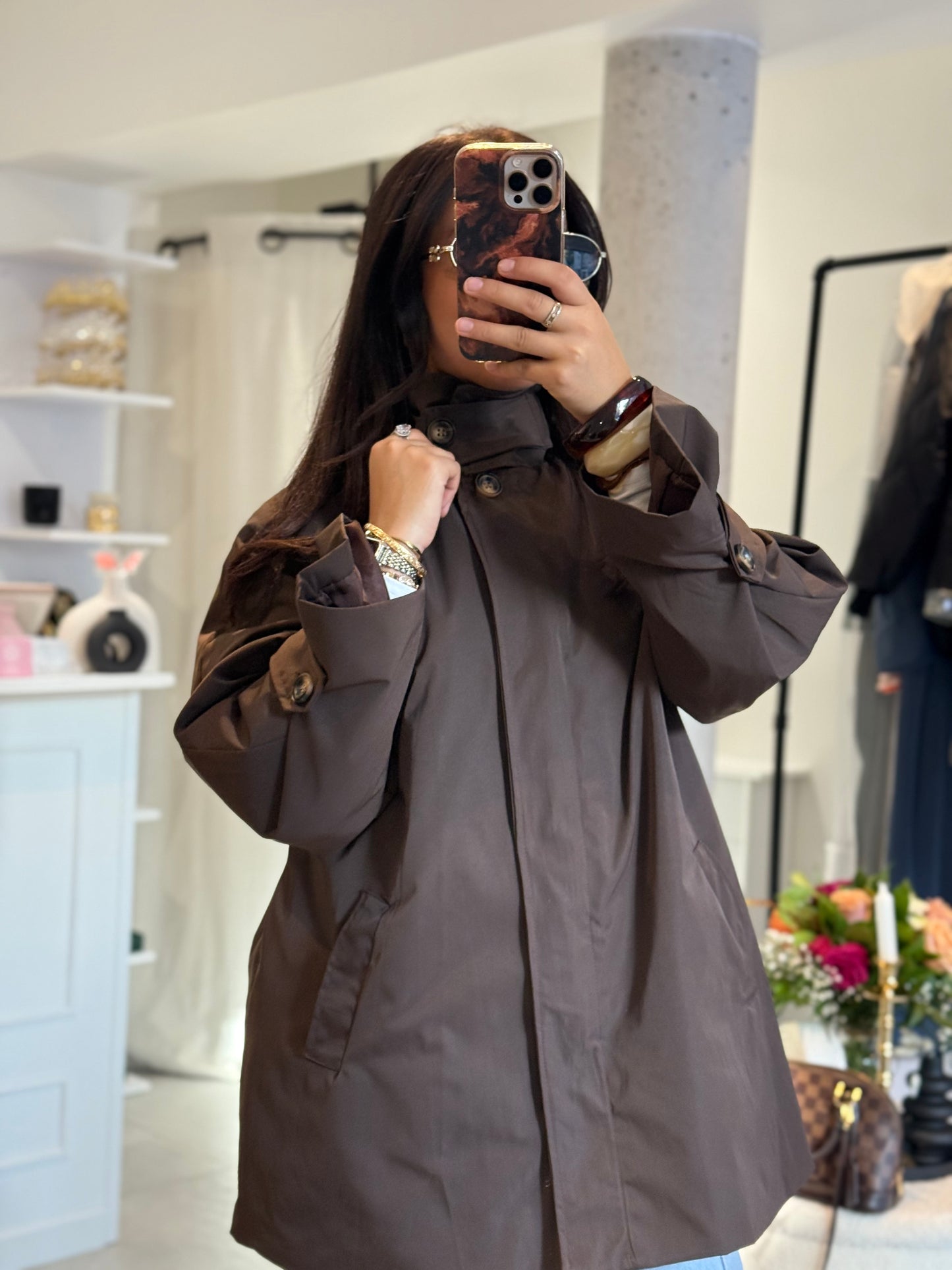 Veste Tessa marron