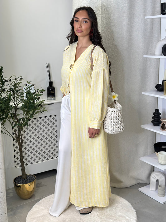 Kimono Carmen jaune