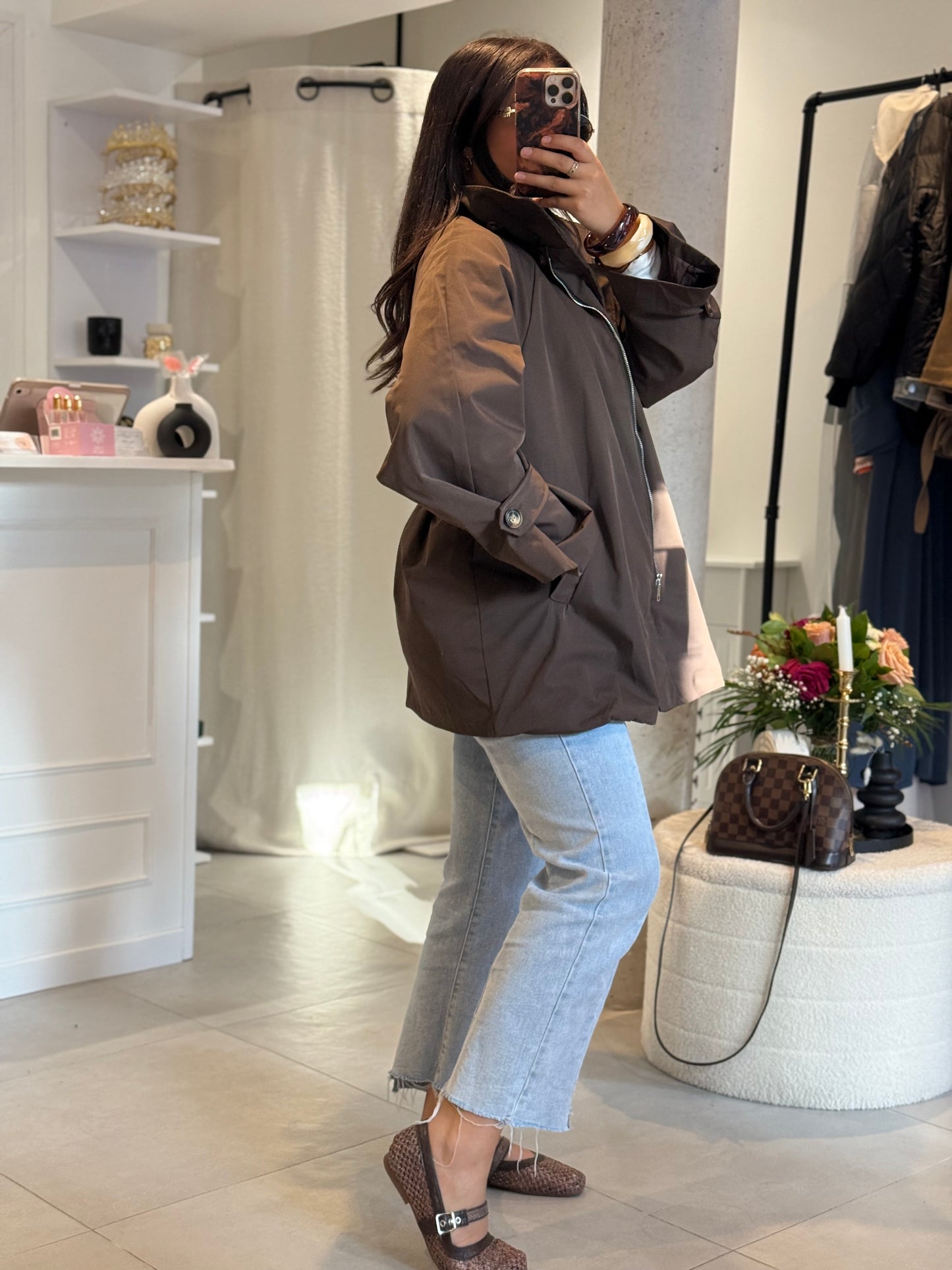 Veste Tessa marron