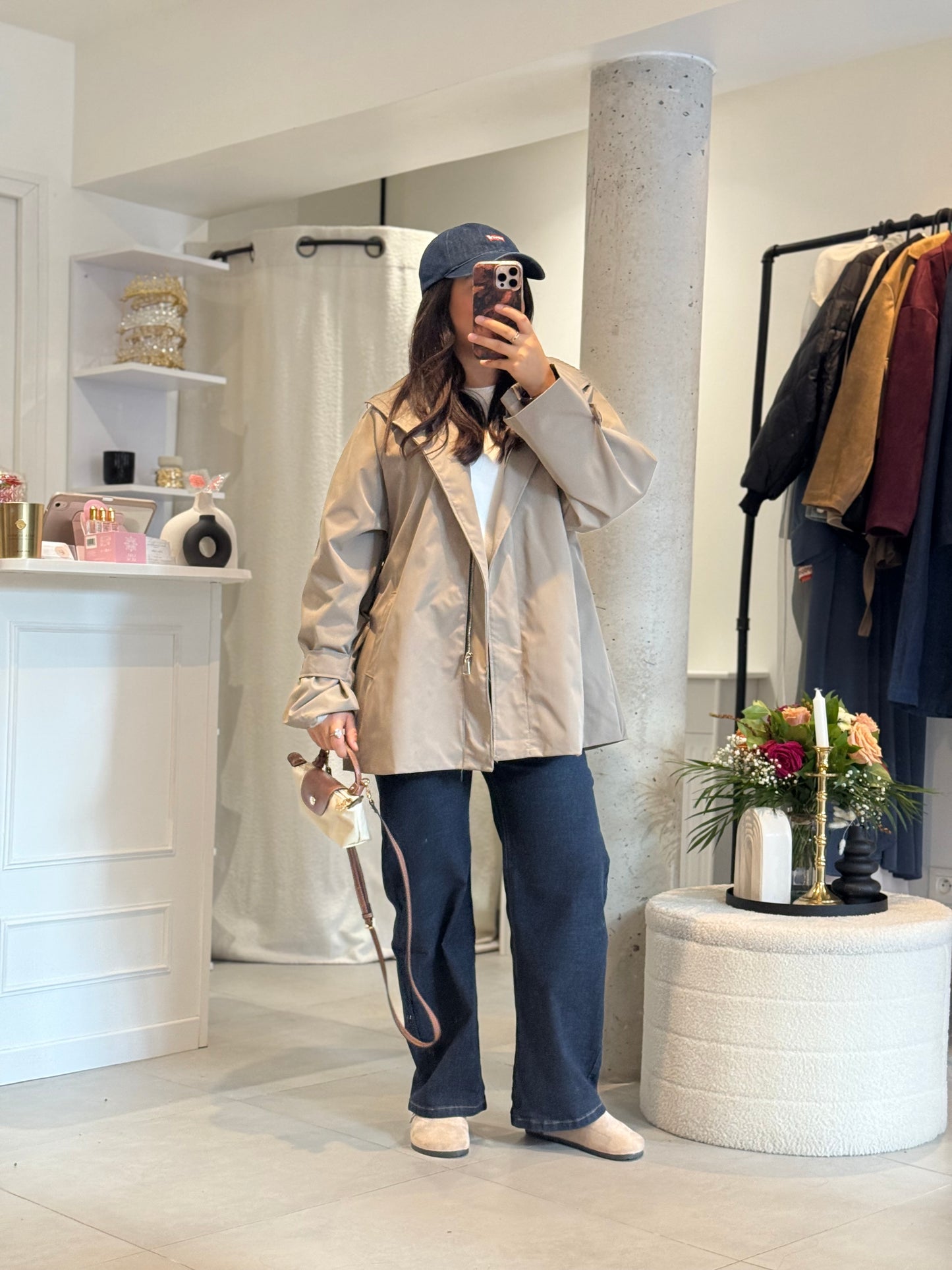 Veste Tessa taupe