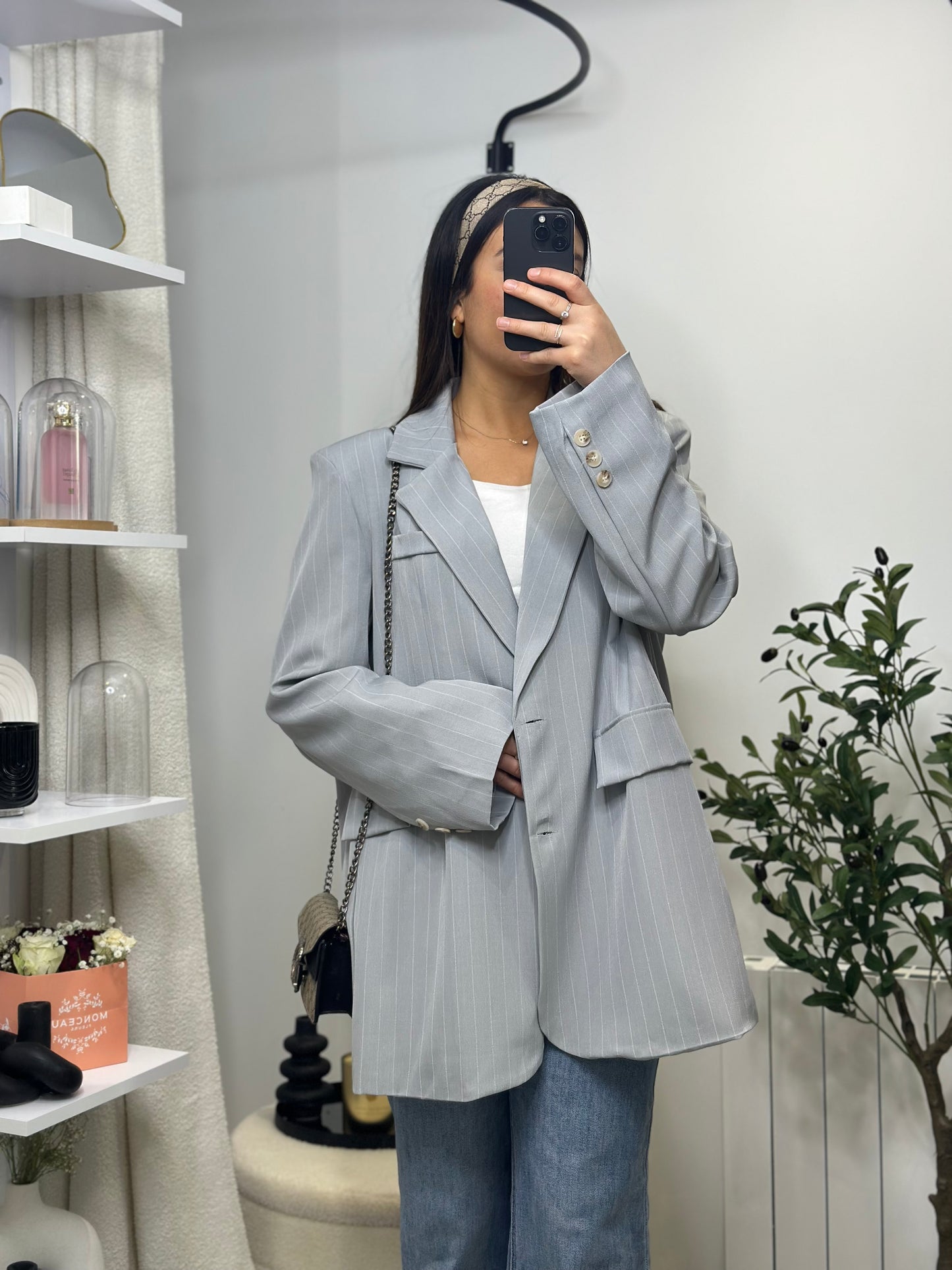 Blazer Moncada gris