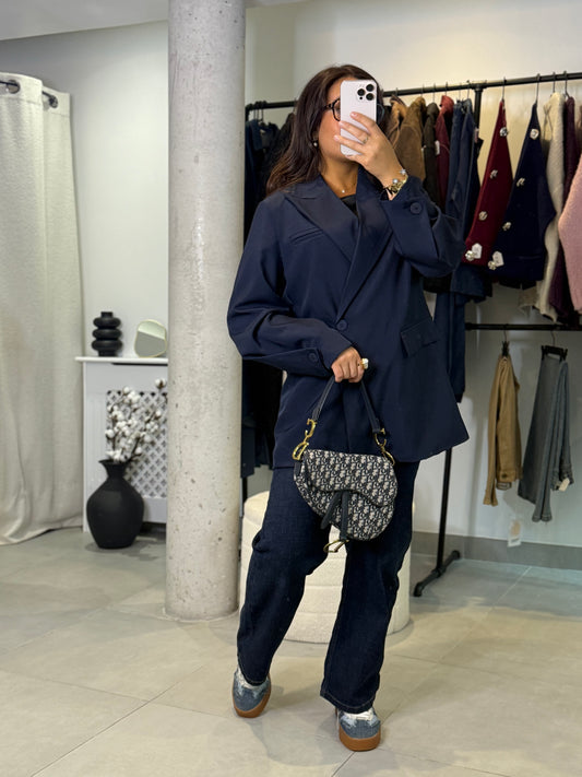 Blazer Nelly bleu marine