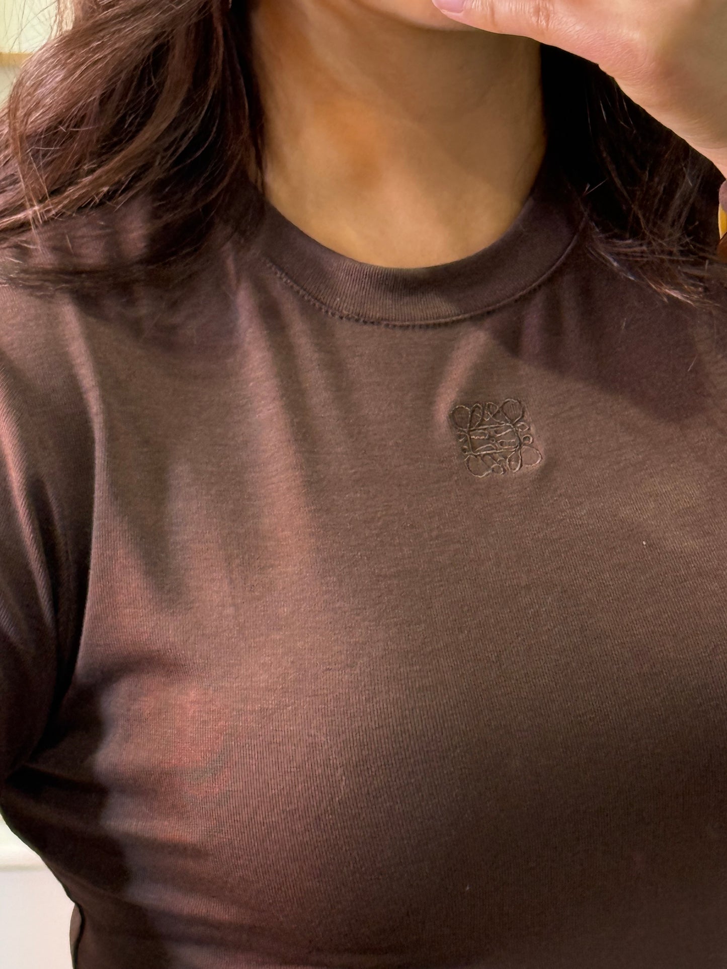 T-shirt inspi Loewe marron
