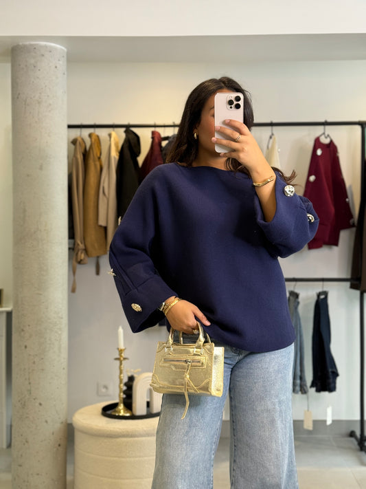 Pull Mery bleu