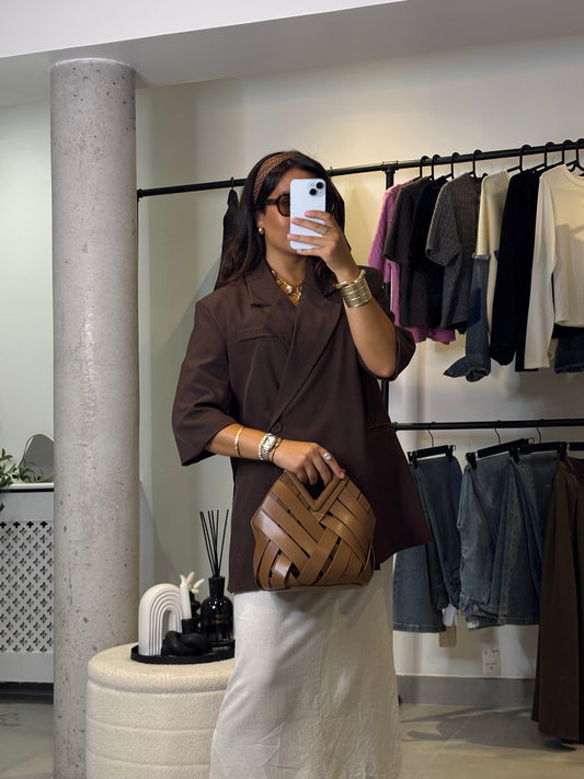 Blazer Clara marron