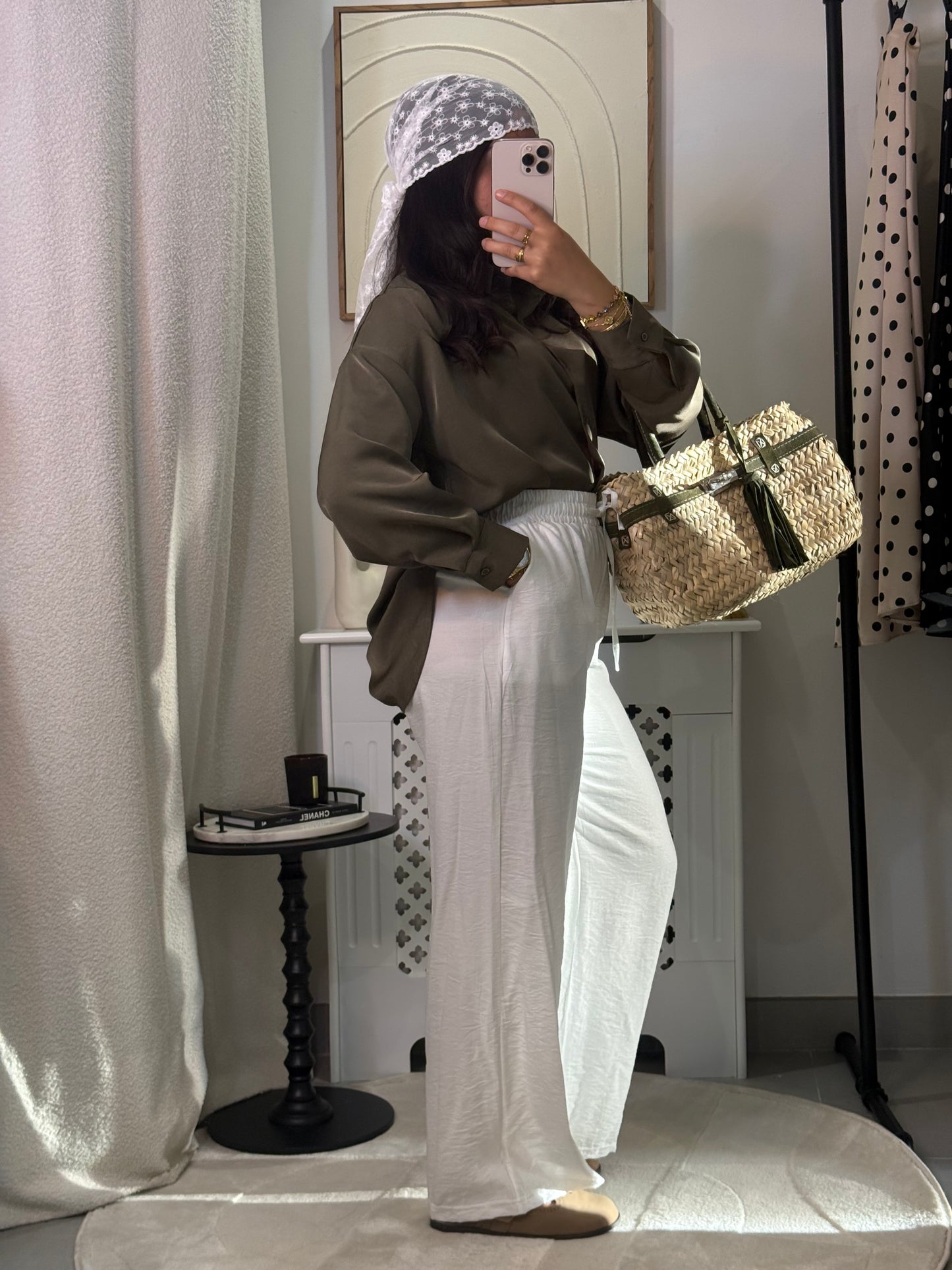 Chemise Nelly kaki