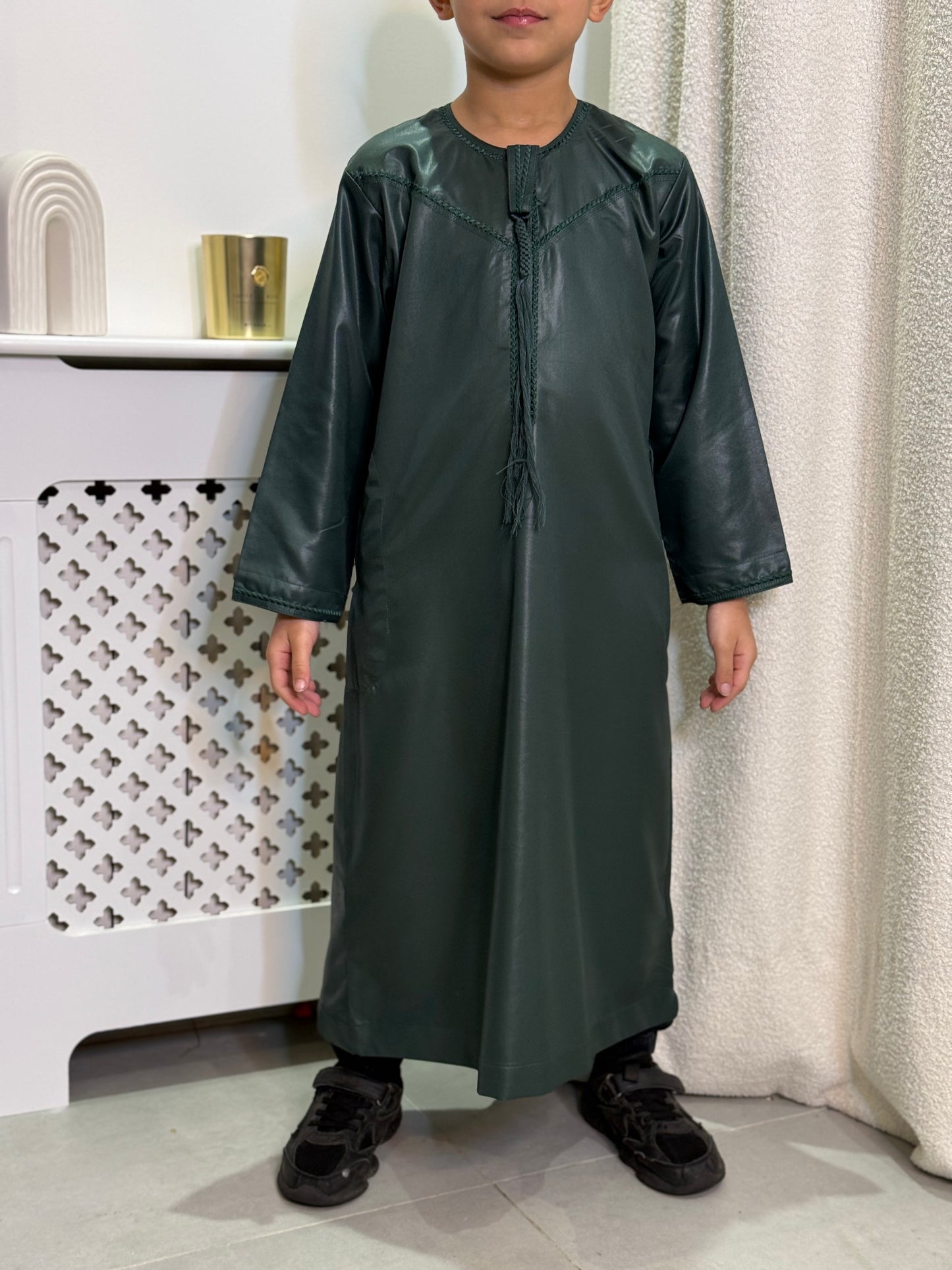 Qamis enfant vert
