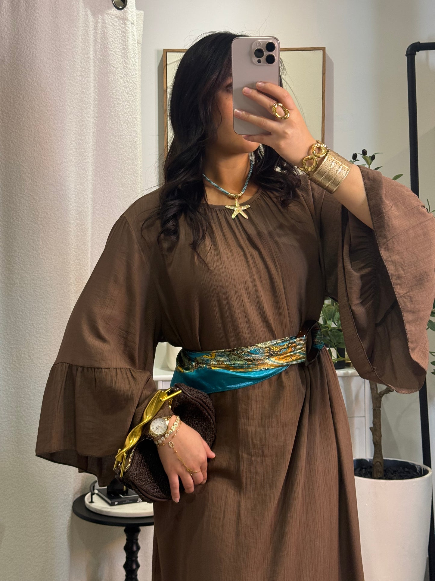 Robe Vanilla marron