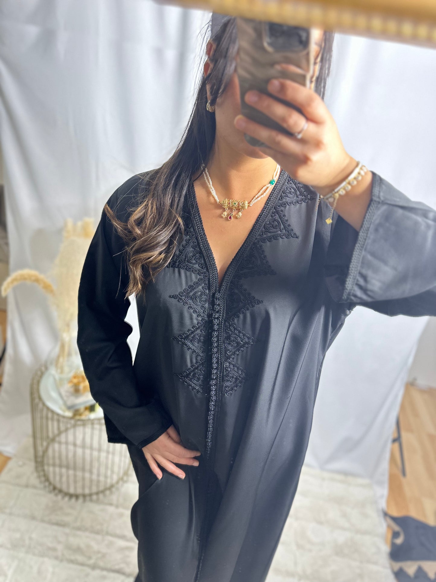 Caftan Kimono Zayna noir