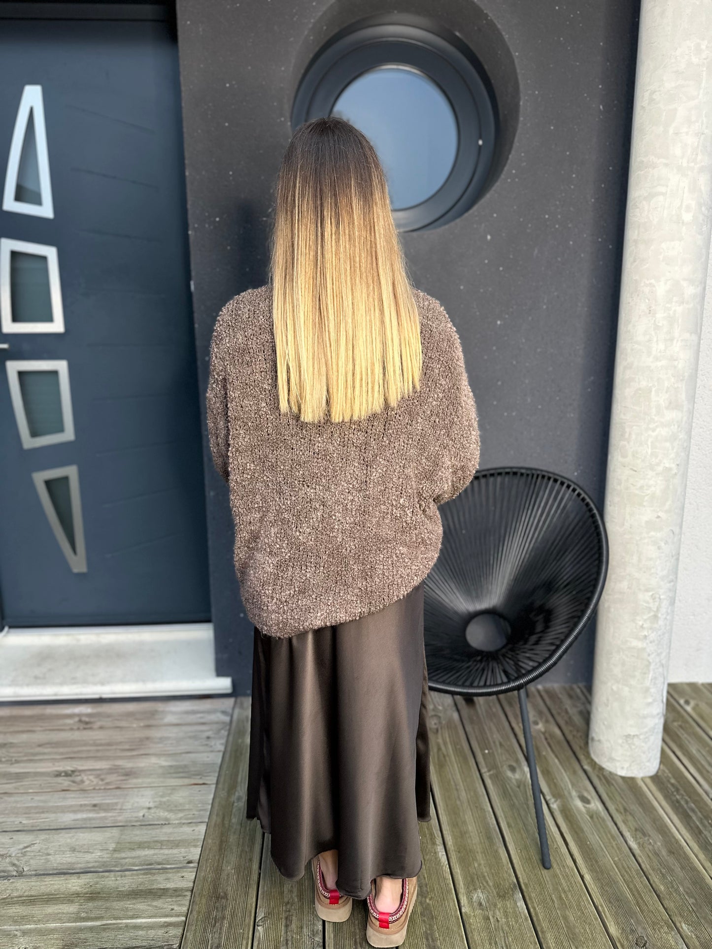 Pull Aleyna marron
