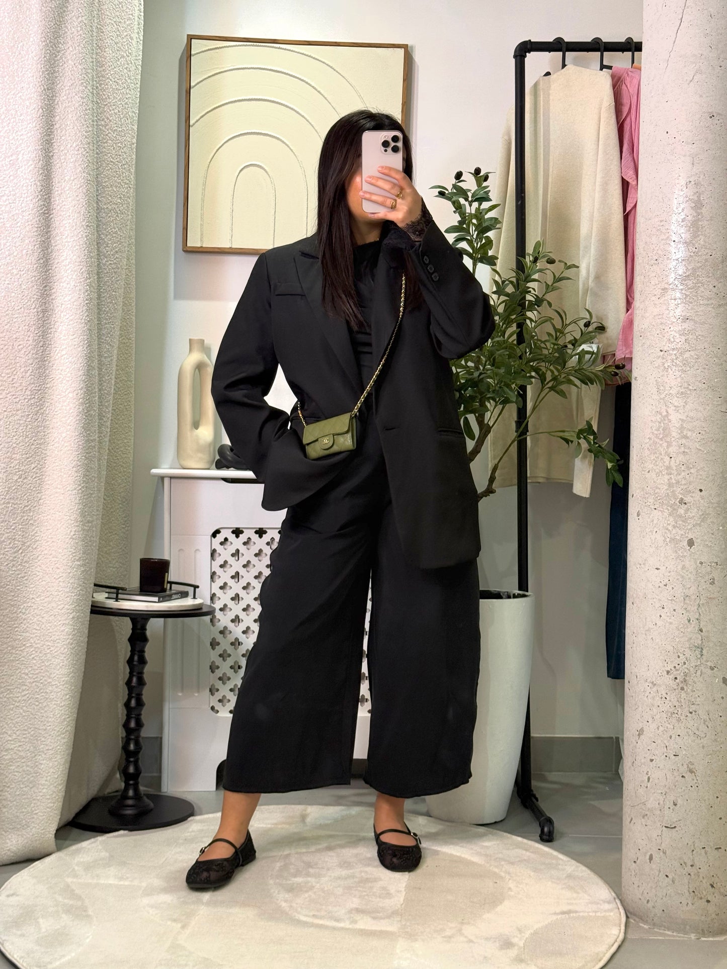 Pantalon 3/4 noir