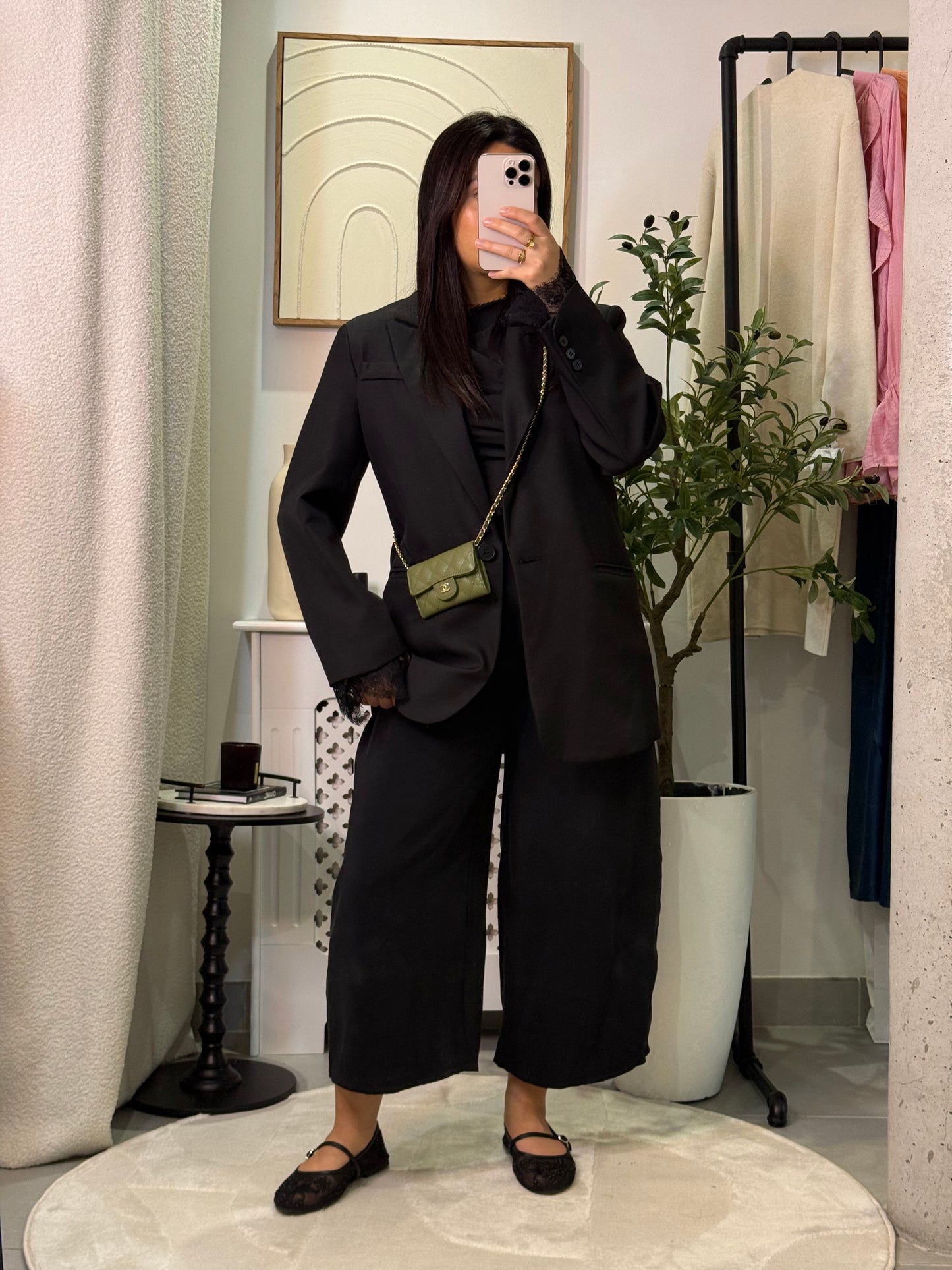 Pantalon 3/4 noir