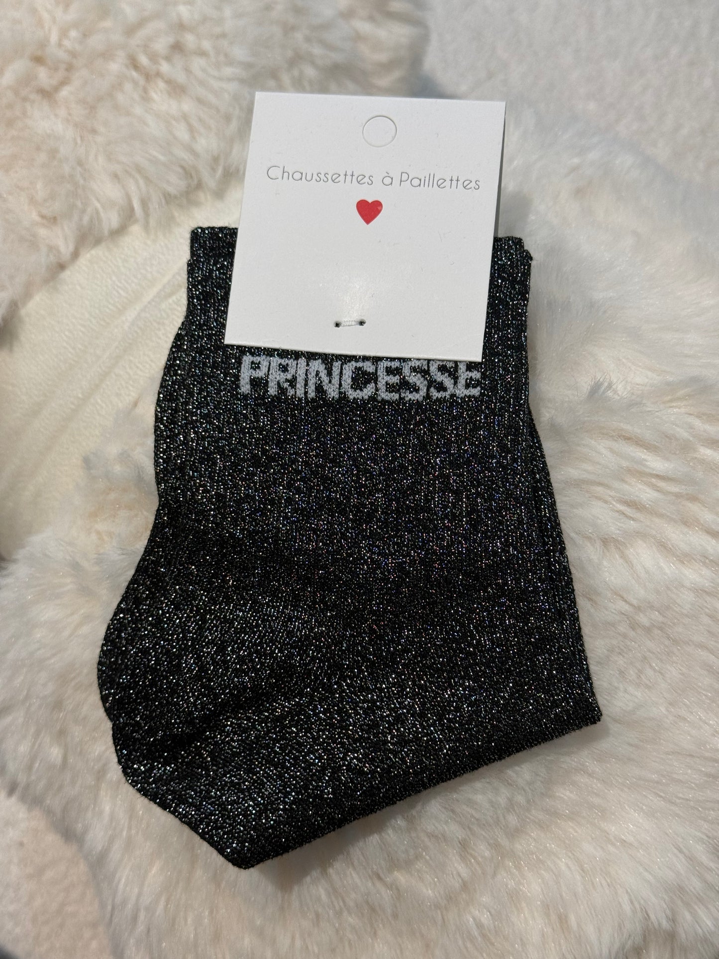 Chaussettes à paillettes Princesse
