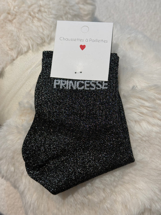 Chaussettes à paillettes Princesse
