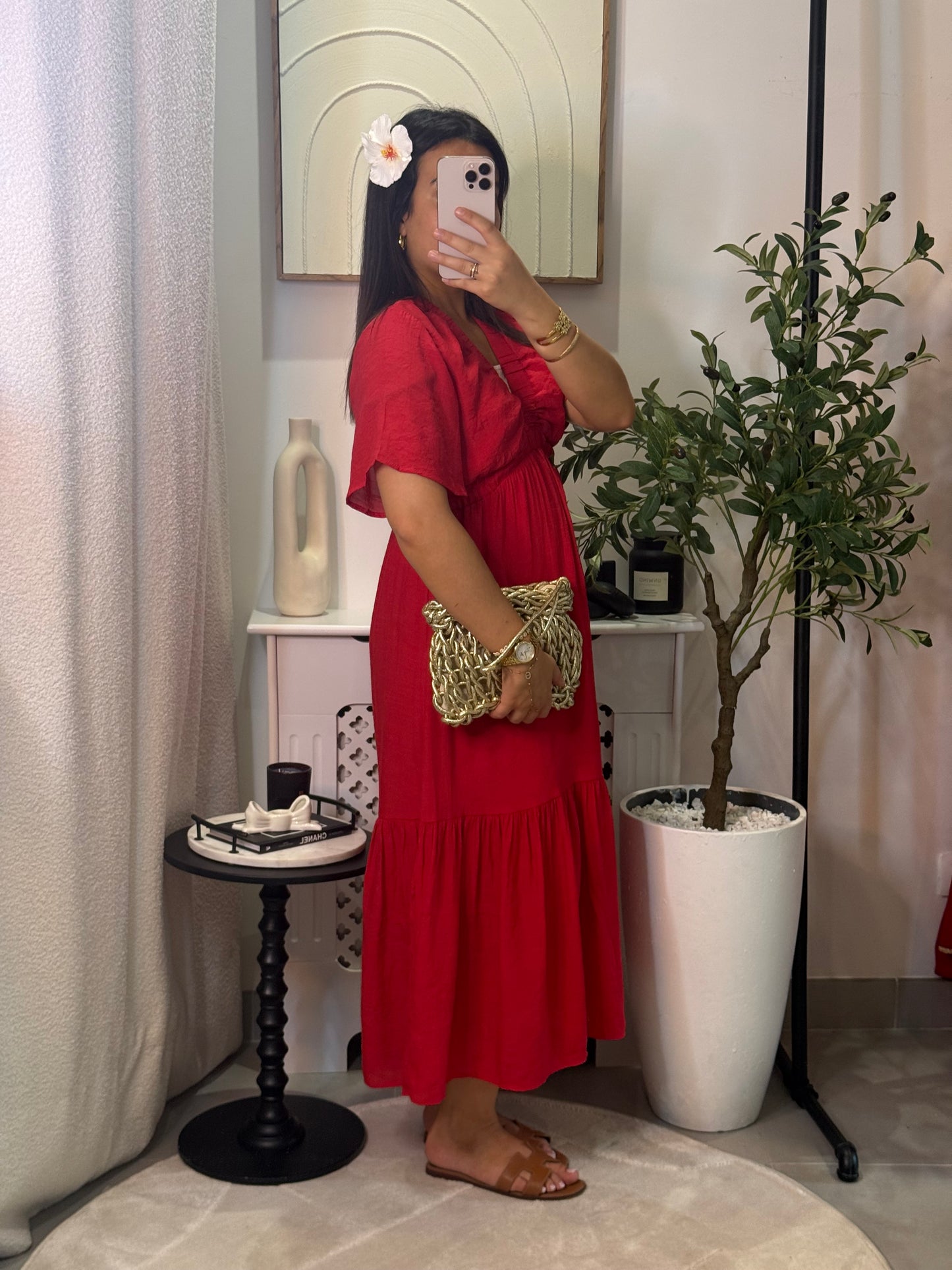 Robe Rosa rouge