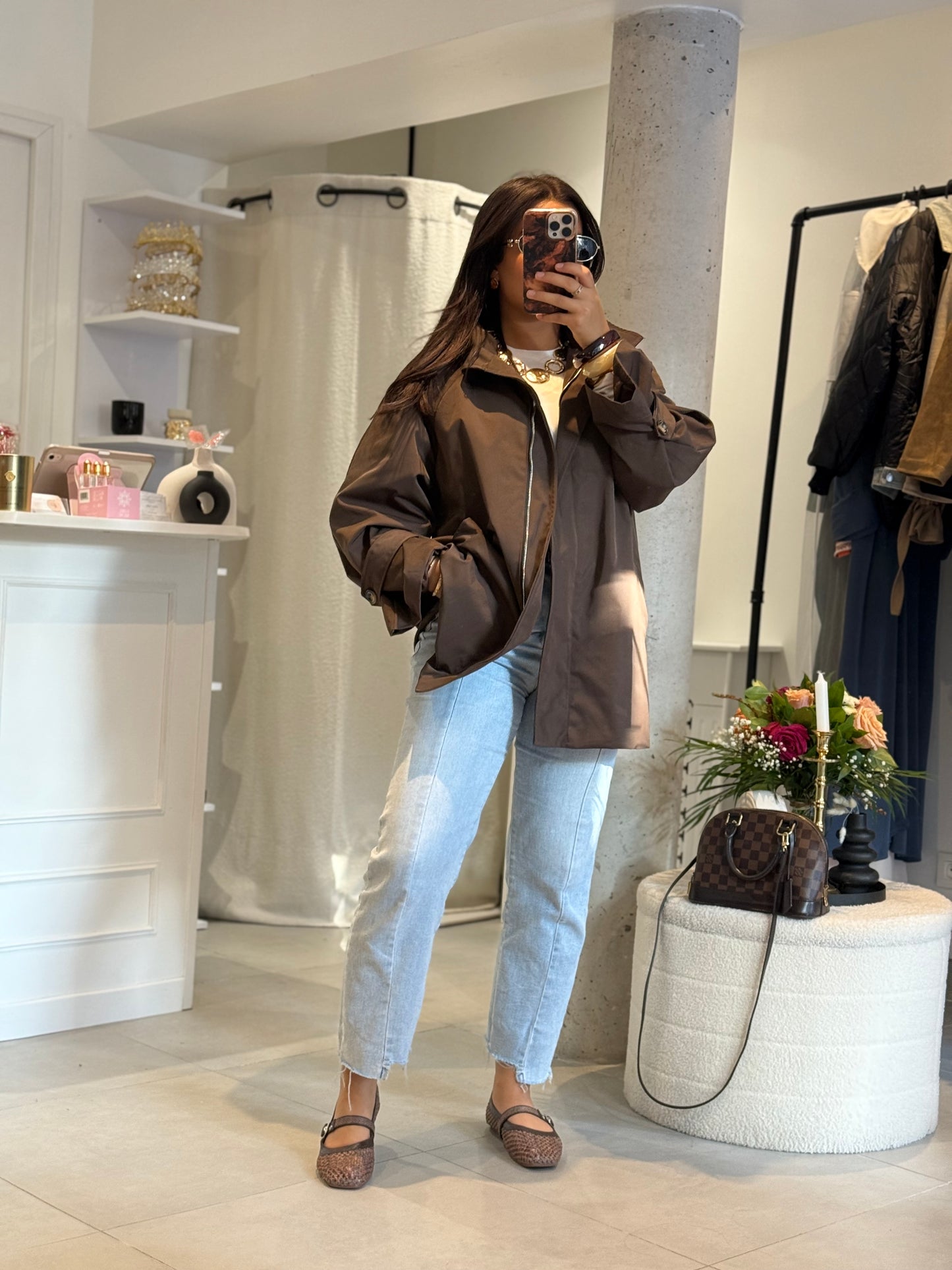 Veste Tessa marron
